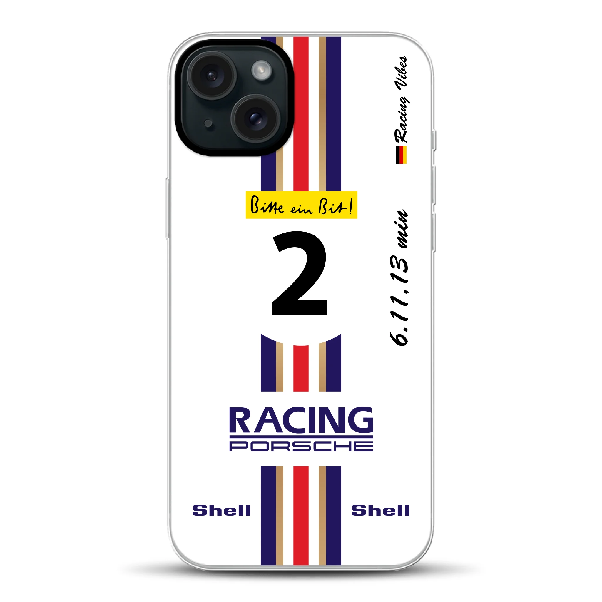 956K #2 Bellof Rekordrunde Nordschleife 1983 Livery - Individuelle Hybrid Hülle mit MagSafe