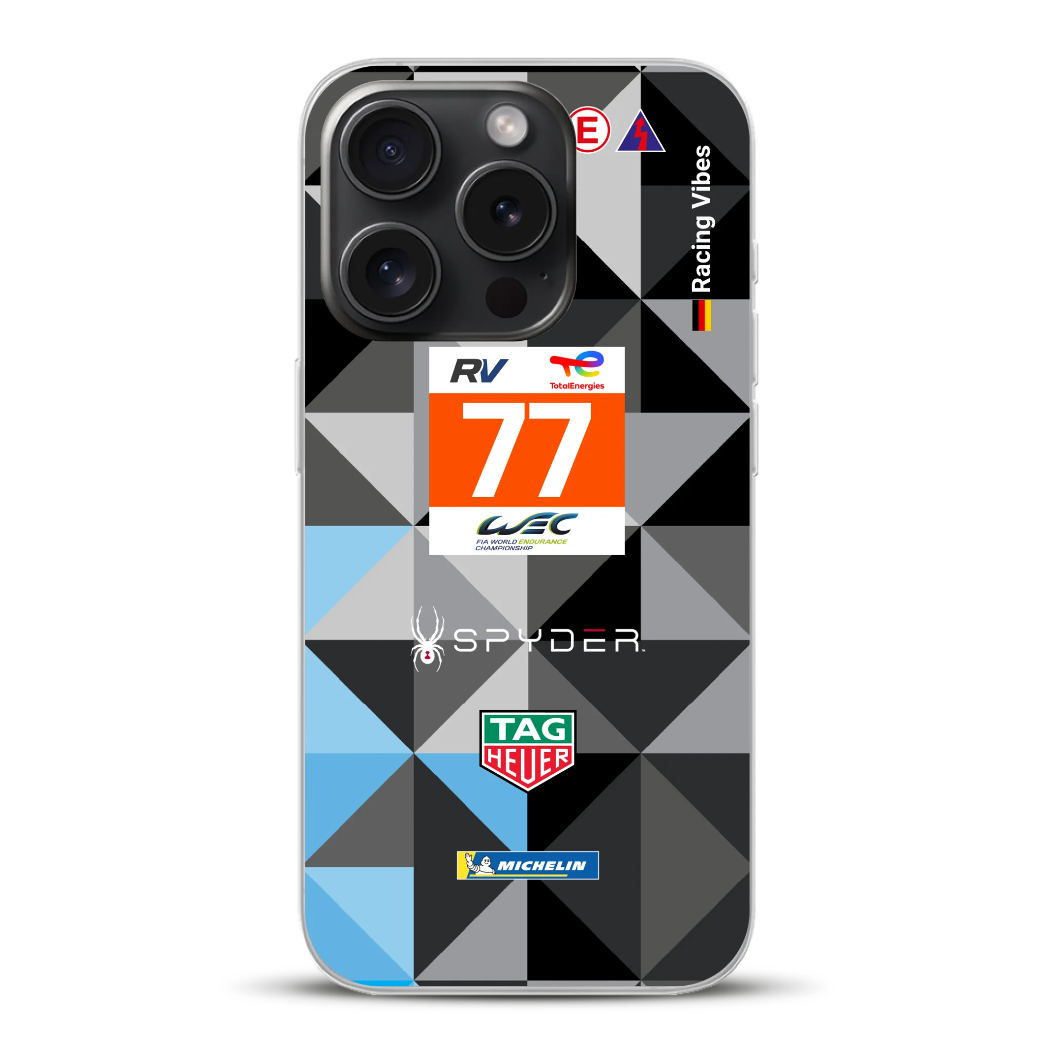911 RSR Dempsey Proton 24h 2022 Livery - Custodia per cellulare personalizzata per iPhone