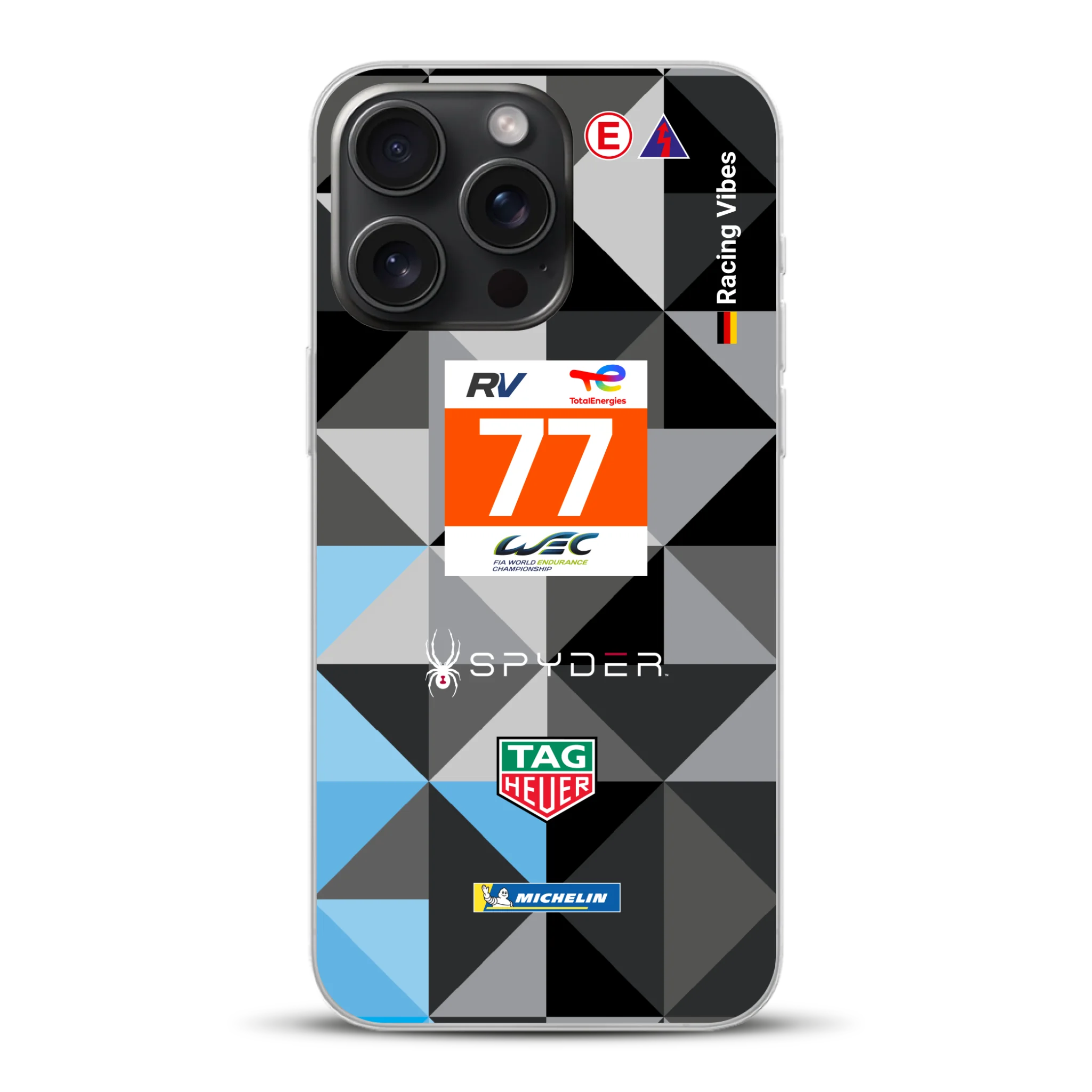 911 RSR Dempsey Proton 24h 2022 Livery - Custom phone case for iPhone