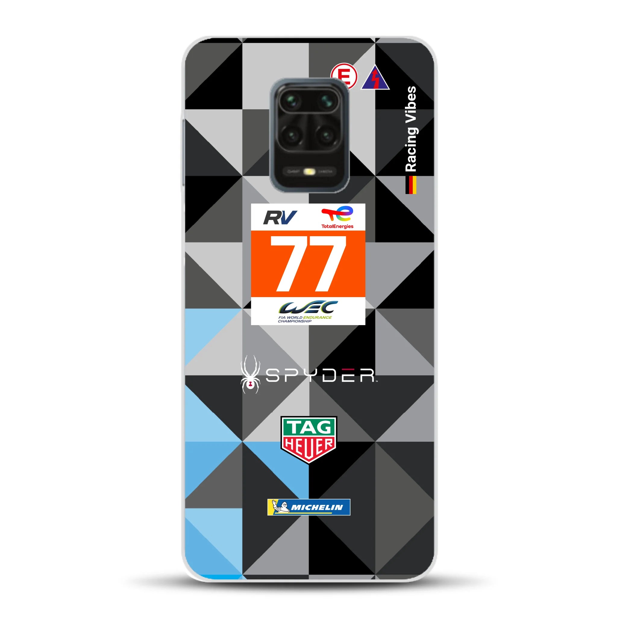 911 RSR Dempsey Proton 24h 2022 Livery - Custodia per cellulare personalizzata per Xiaomi