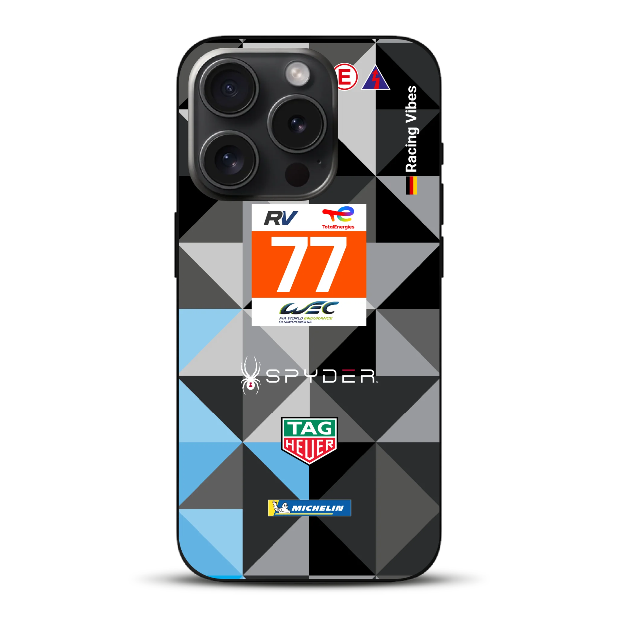 911 RSR Dempsey Proton 24h 2022 Livery - Custodia per cellulare personalizzata per iPhone