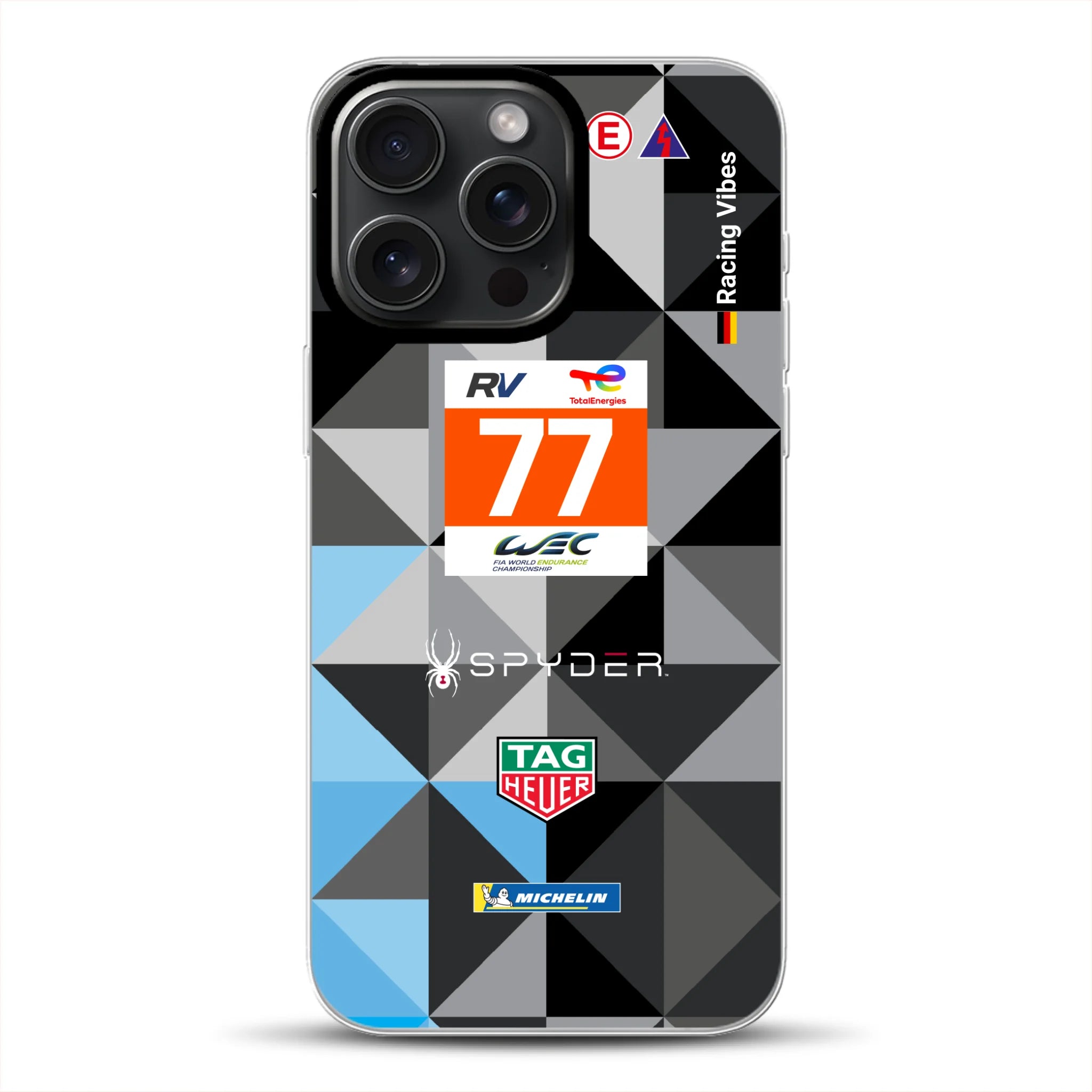 911 RSR Dempsey Proton 24h 2022 Livery - Custom phone case for iPhone