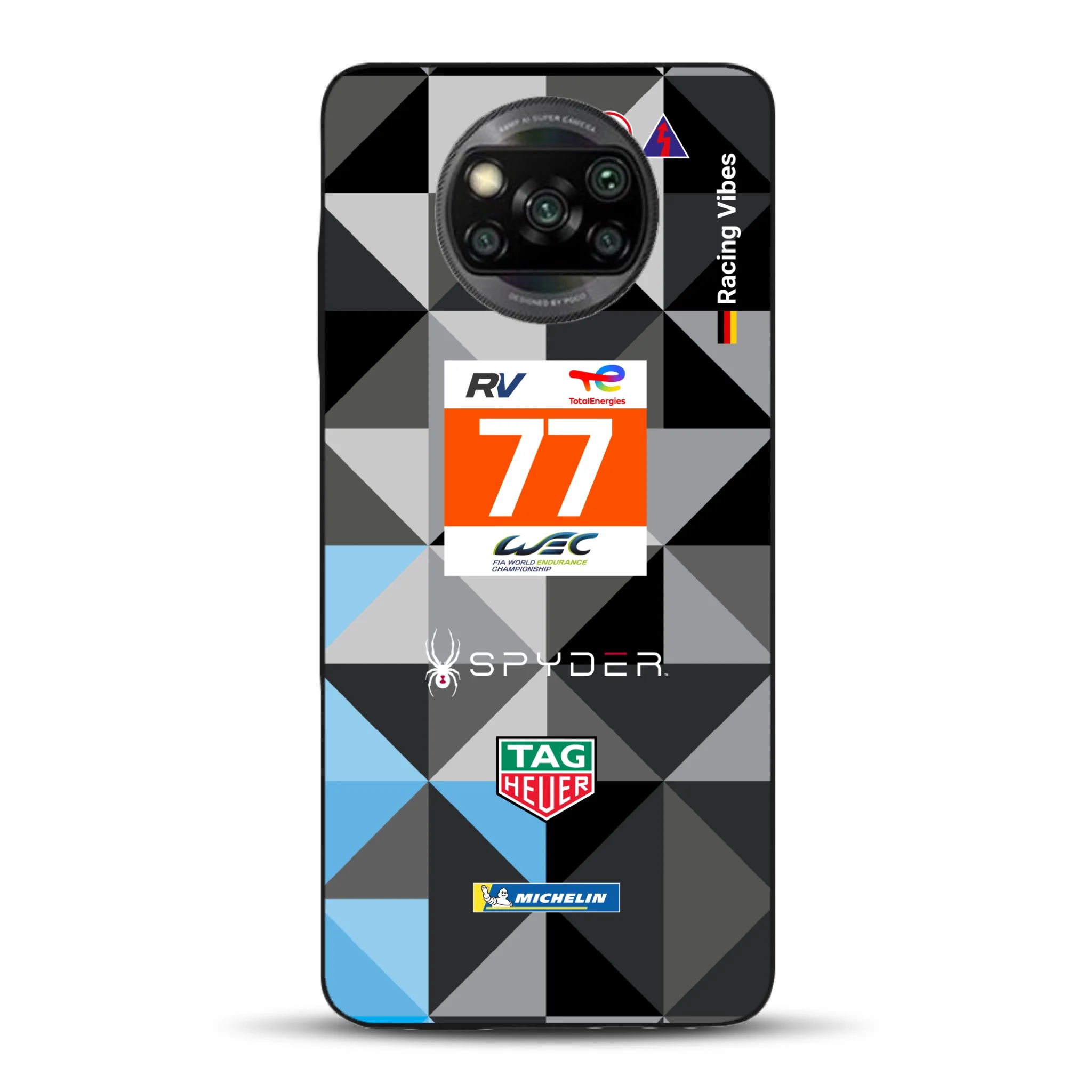 911 RSR Dempsey Proton 24h 2022 Livery - Custodia per cellulare personalizzata per Xiaomi