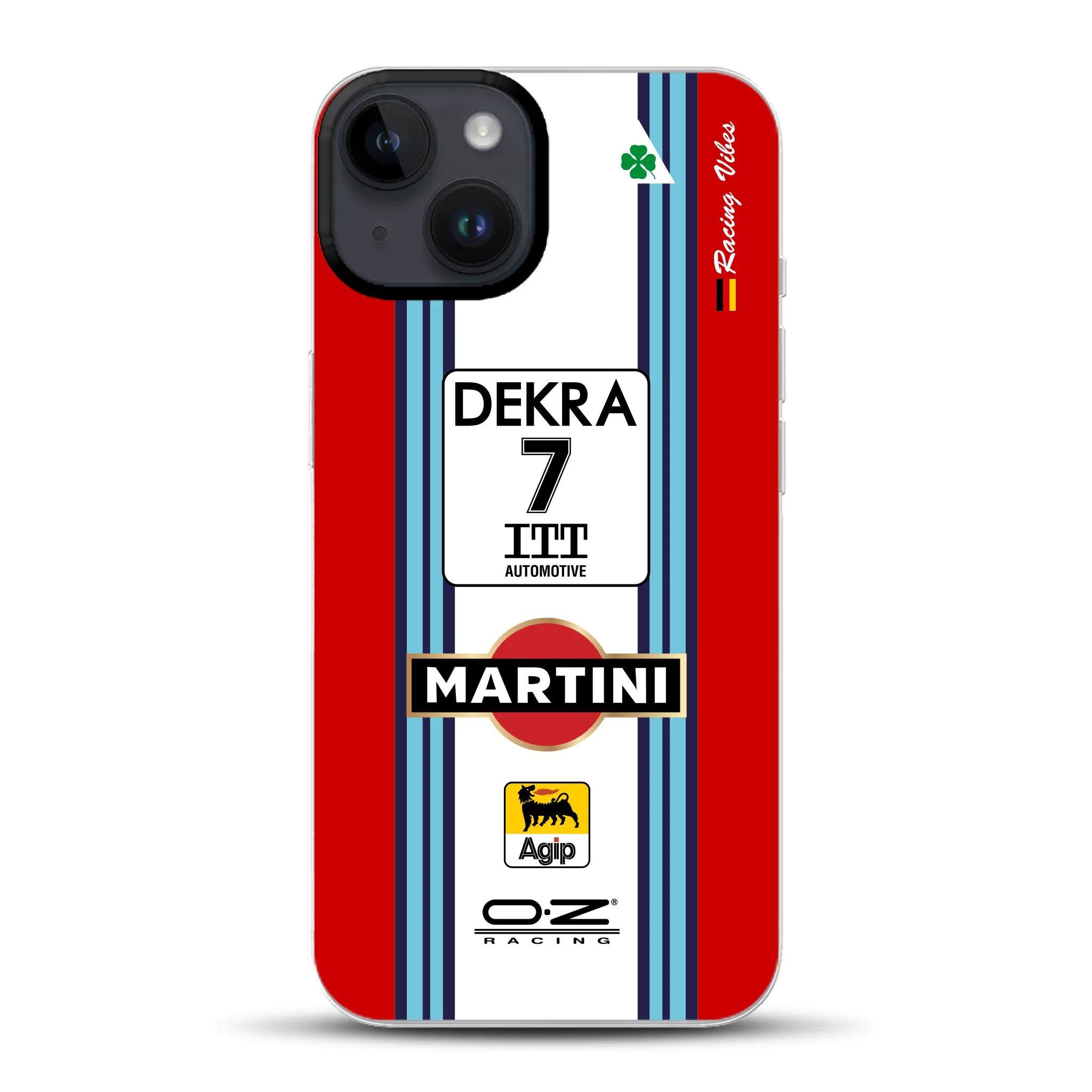 155 V6 TI #7 Nannini Alfa Corse DTM 1995 Livery - Coque hybride personnalisée avec MagSafe