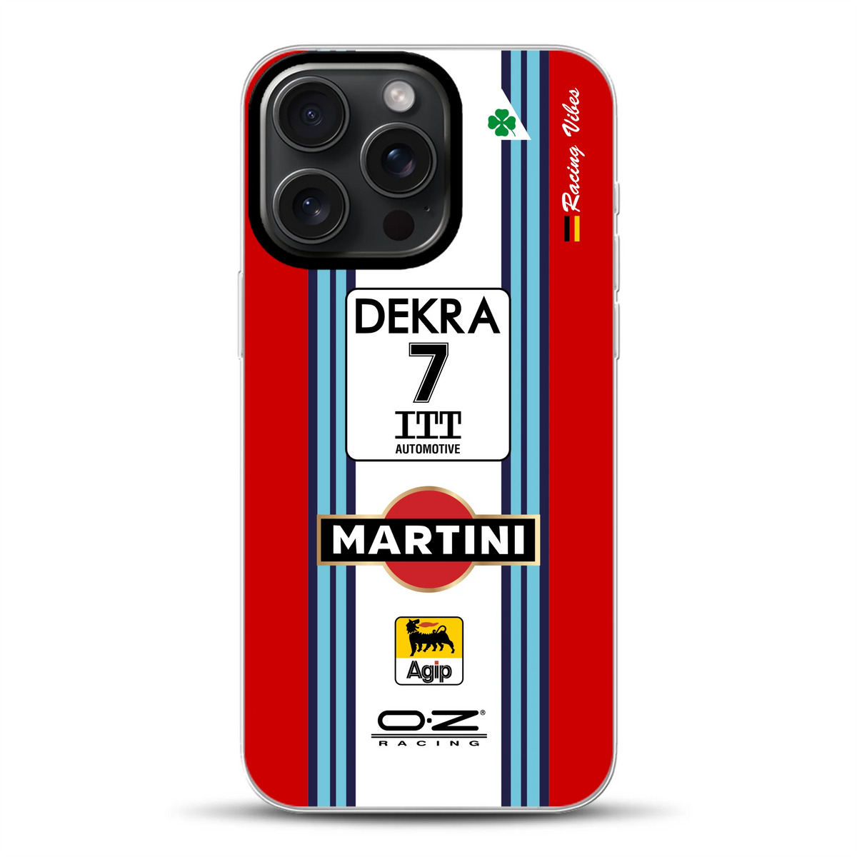155 V6 TI #7 Nannini Alfa Corse DTM 1995 Livery - Coque hybride personnalisée avec MagSafe