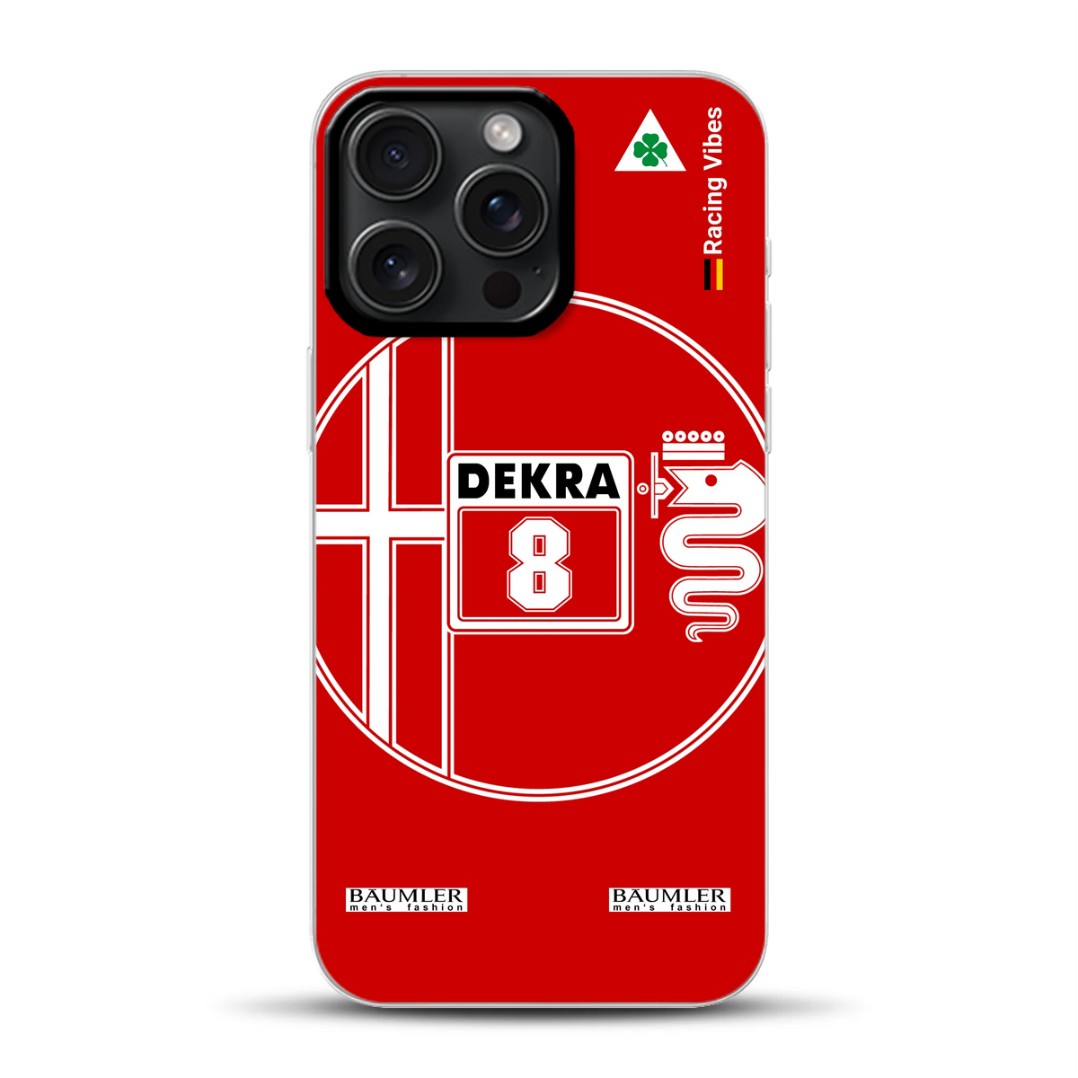 155 V6 TI #8 Larini DTM Champion 1993 Livery - Cover ibrida personalizzata con MagSafe