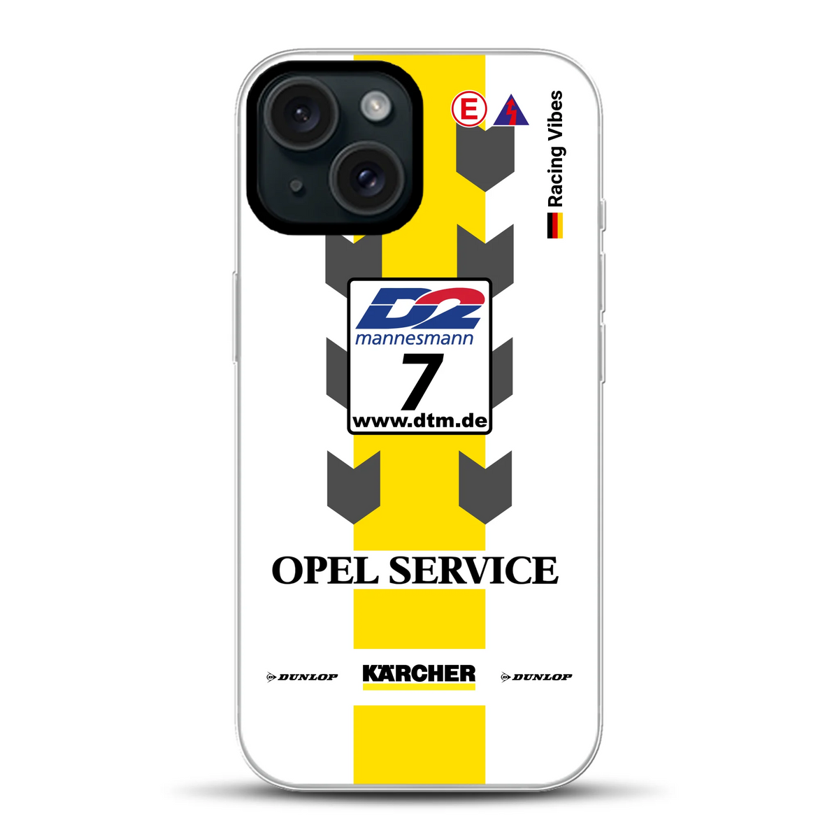 Astra V8 Coupé DTM #7 Team Phoenix 2000 Livery - Cover ibrida personalizzata con MagSafe