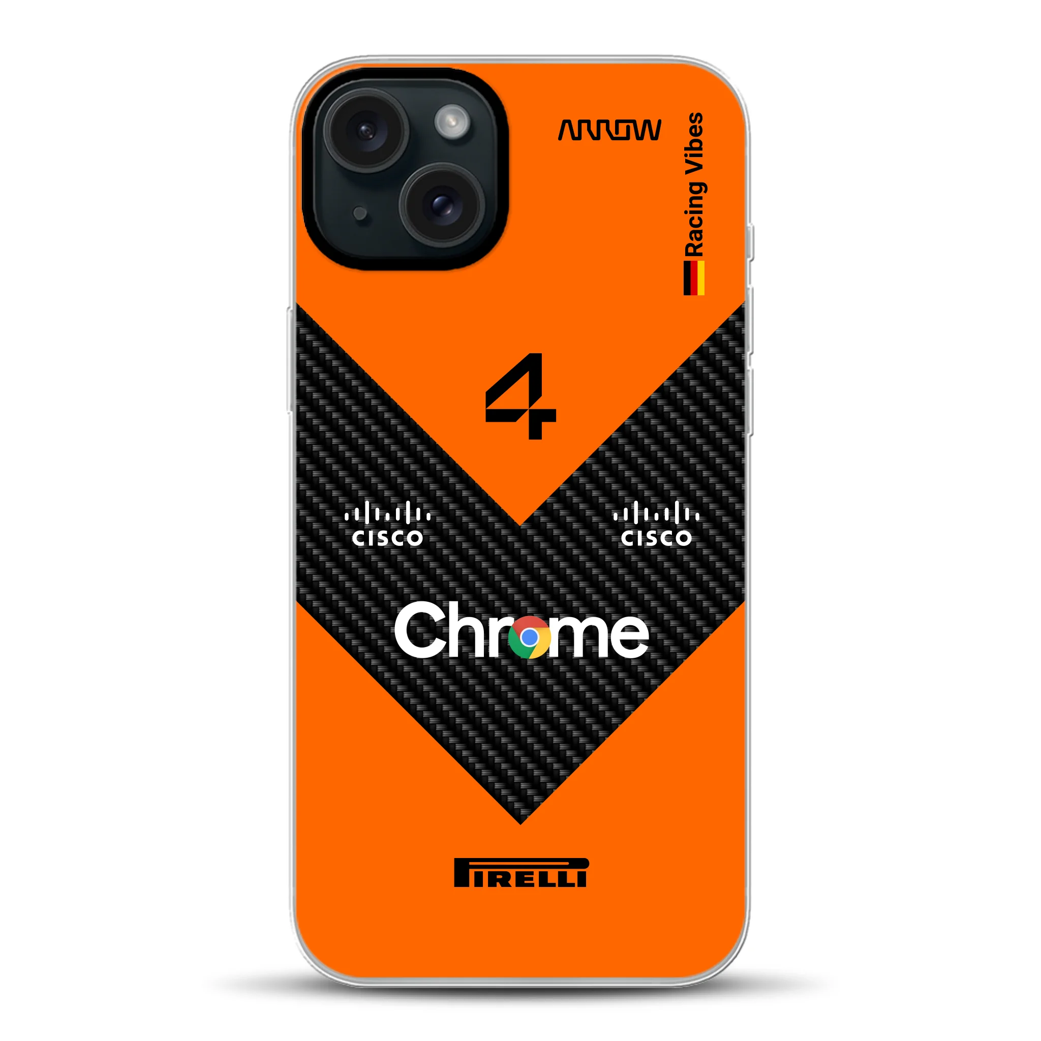 McL F1 2025 MCL39 Livery - Custom Hybrid Case with MagSafe
