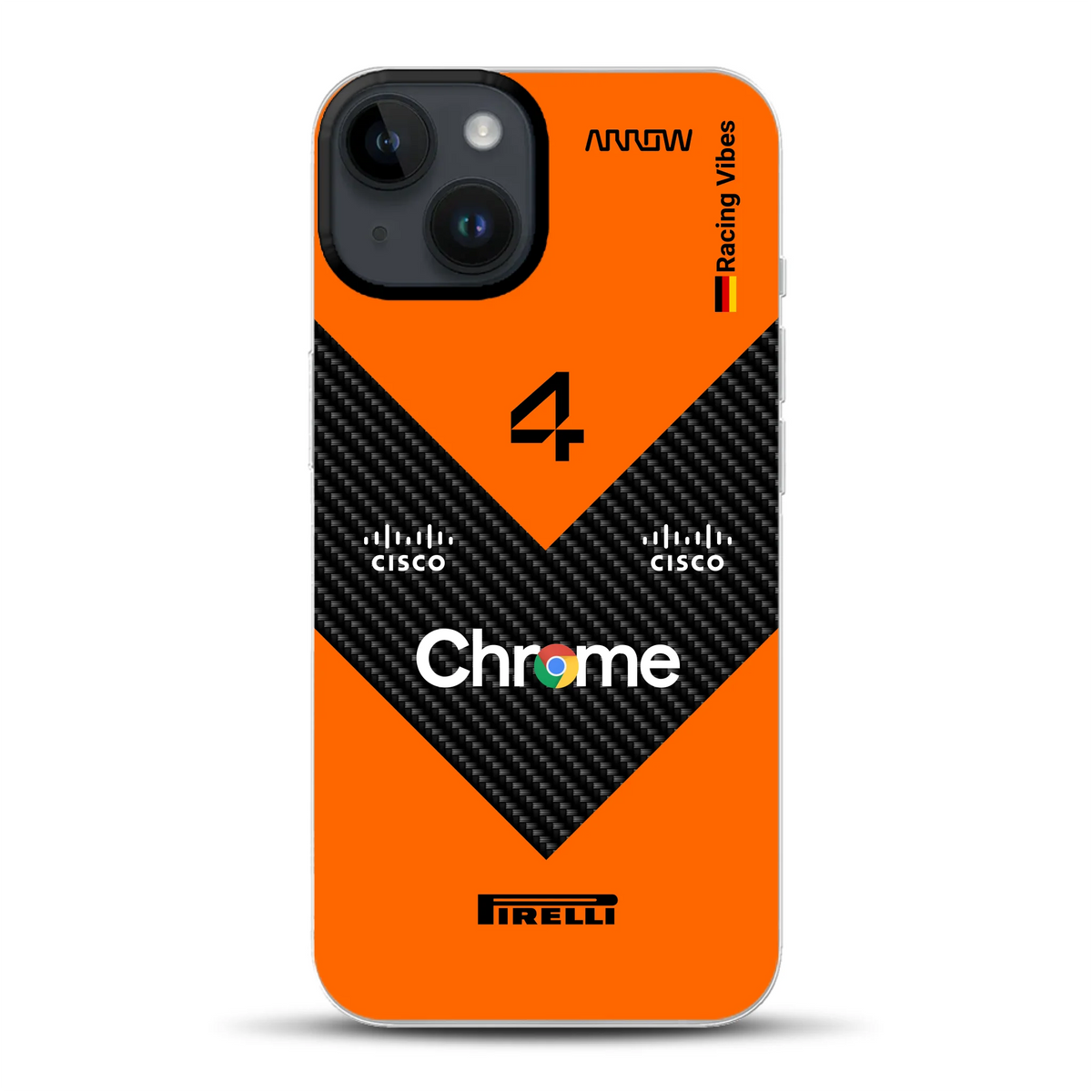 McL F1 2025 MCL39 Livery - Cover ibrida personalizzata con MagSafe