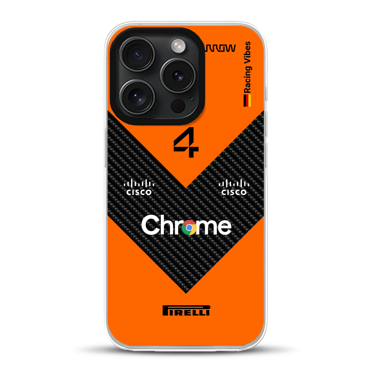 McL F1 2025 MCL39 Livery - Cover ibrida personalizzata con MagSafe