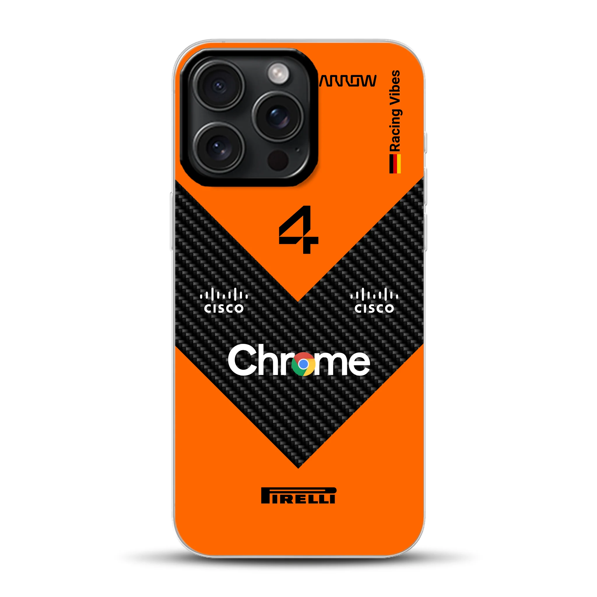 McL F1 2025 MCL39 Livery - Cover ibrida personalizzata con MagSafe