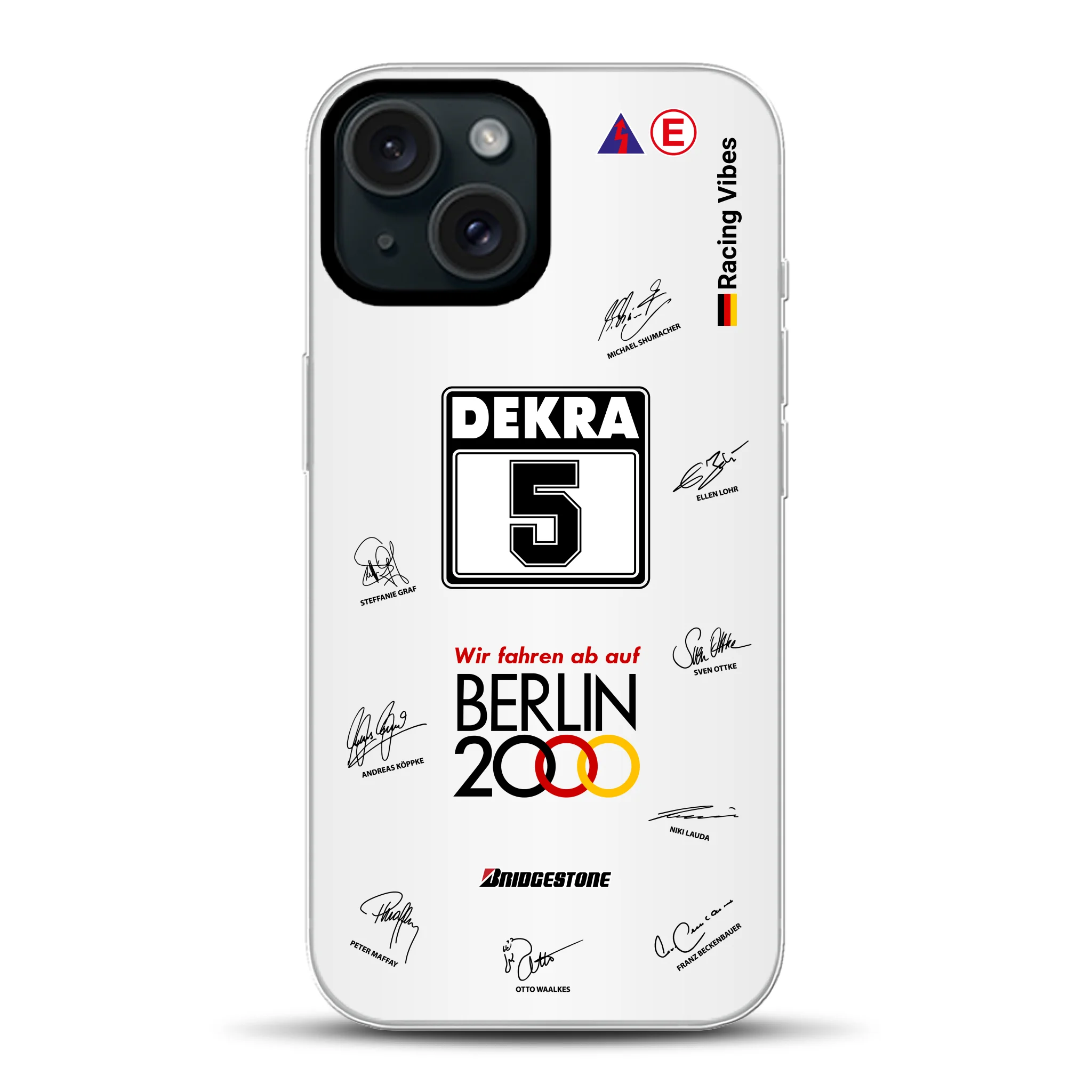 190E DTM 1992 Berlin 2000 Ellen Lohr Livery - Individuelle Hybrid Hülle mit MagSafe