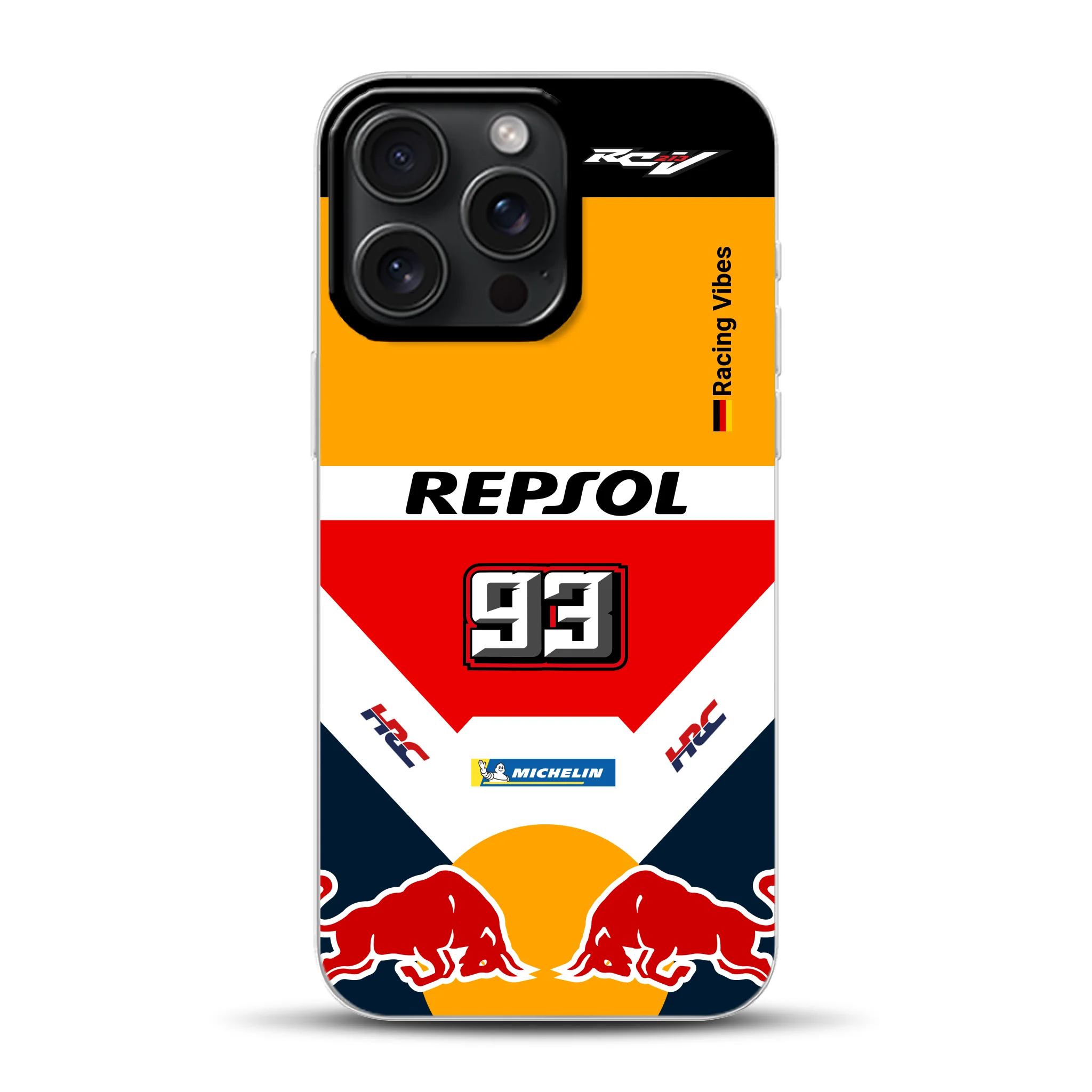 RC213V MotoGP Marc Márquez 2019 Champion Livery - Custom Hybrid Case with MagSafe