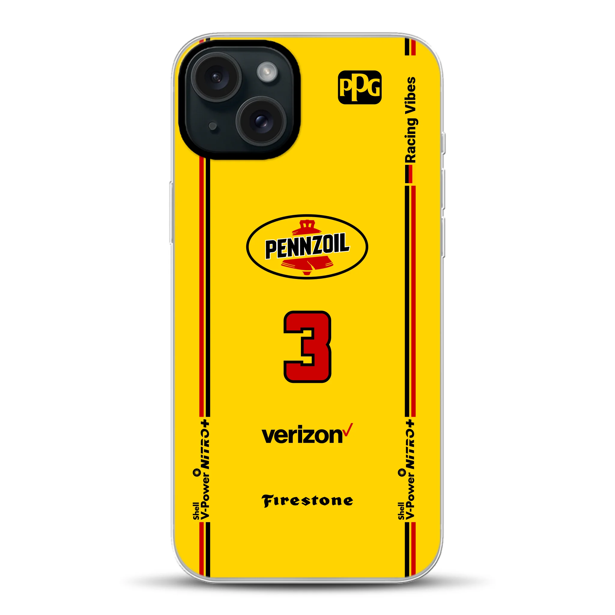 Yellow Submarine Racing Livery - Individuelle Hybrid Hülle mit MagSafe
