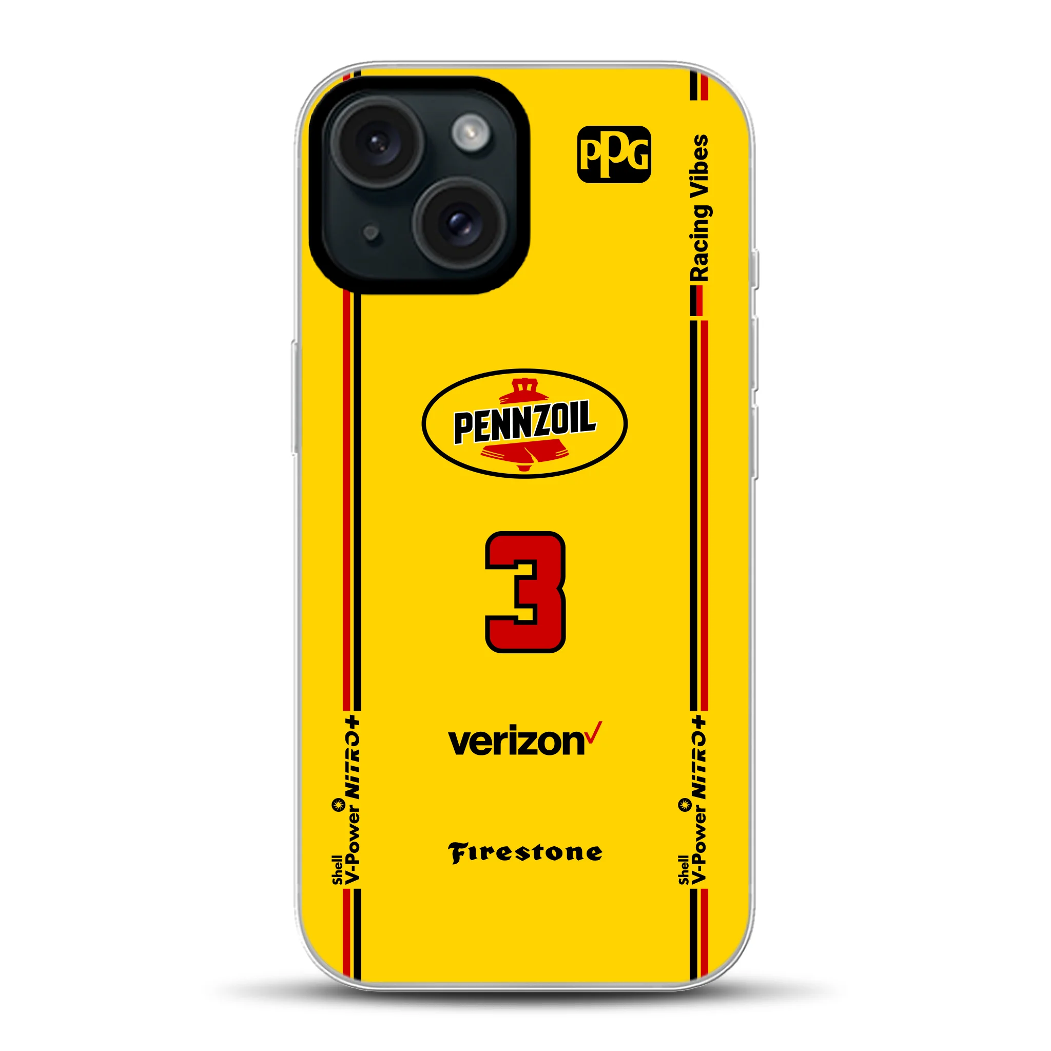 Yellow Submarine Racing Livery - Individuelle Hybrid Hülle mit MagSafe