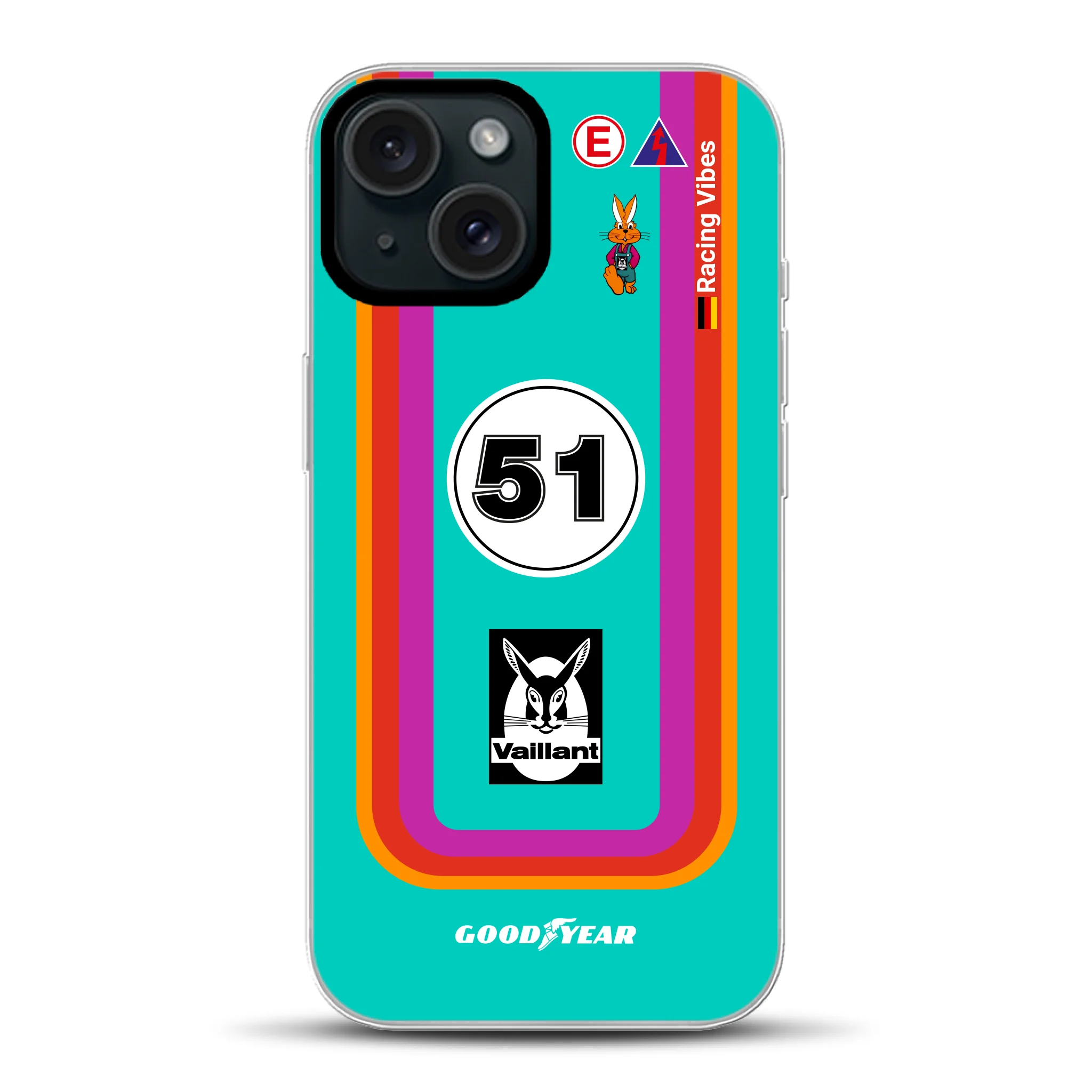 Porsche 935 K3 Vaillant Kremer Racing 1977 Livery - Individuelle Hybrid Hülle mit MagSafe