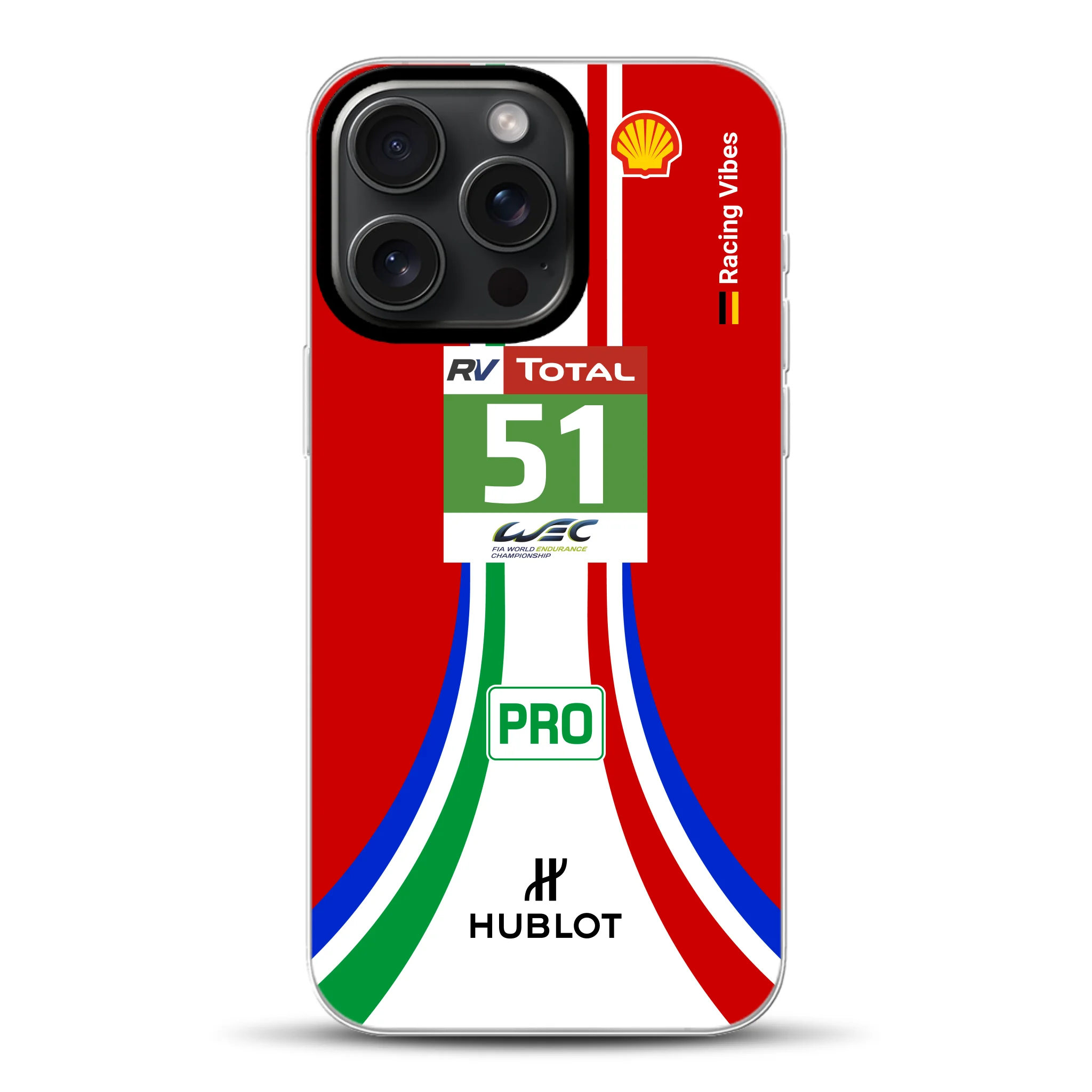 488 GTE LM Livery - Individuelle Hybrid Hülle mit MagSafe