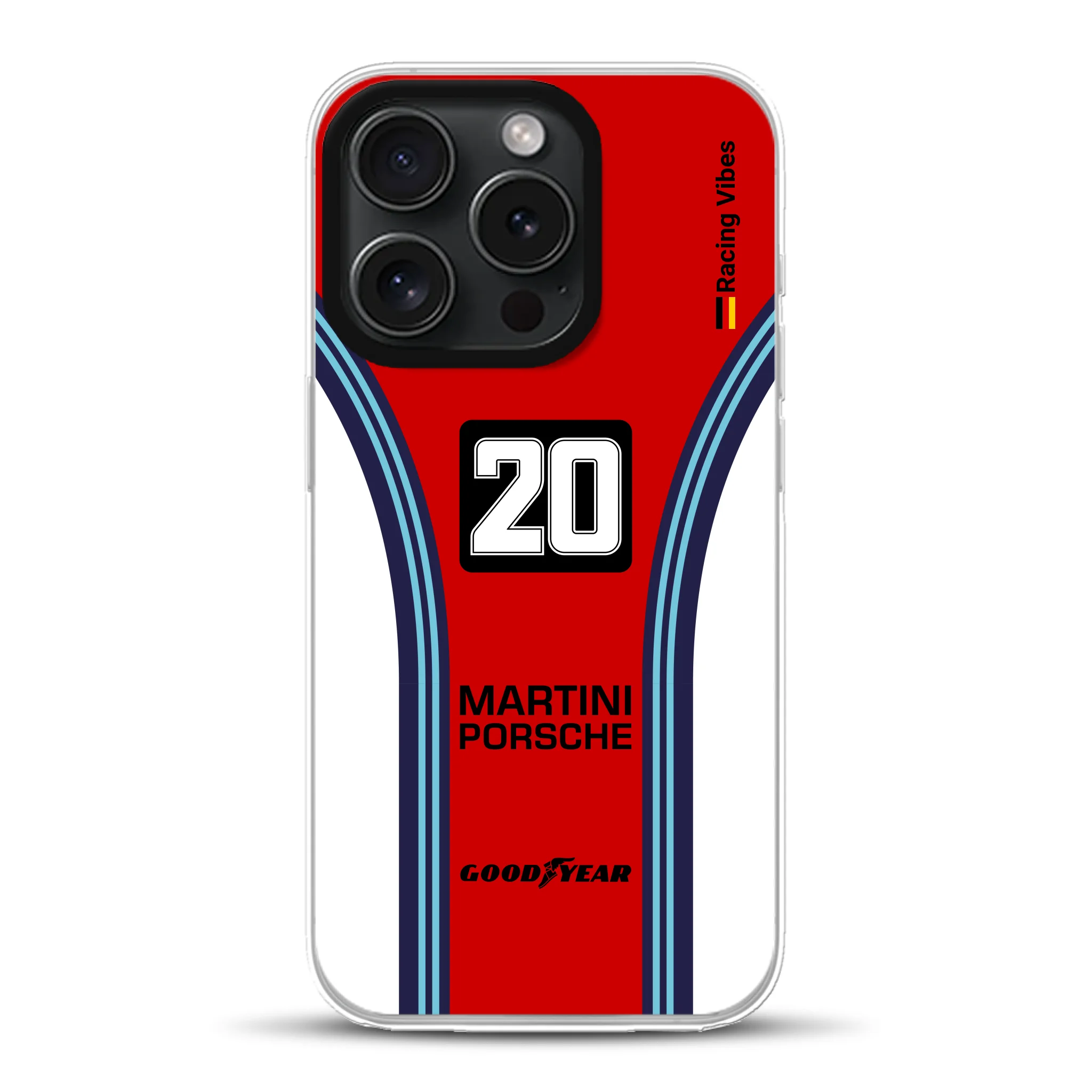 936 24h LM Sieger 1976 Livery - Individuelle Hybrid Hülle mit MagSafe