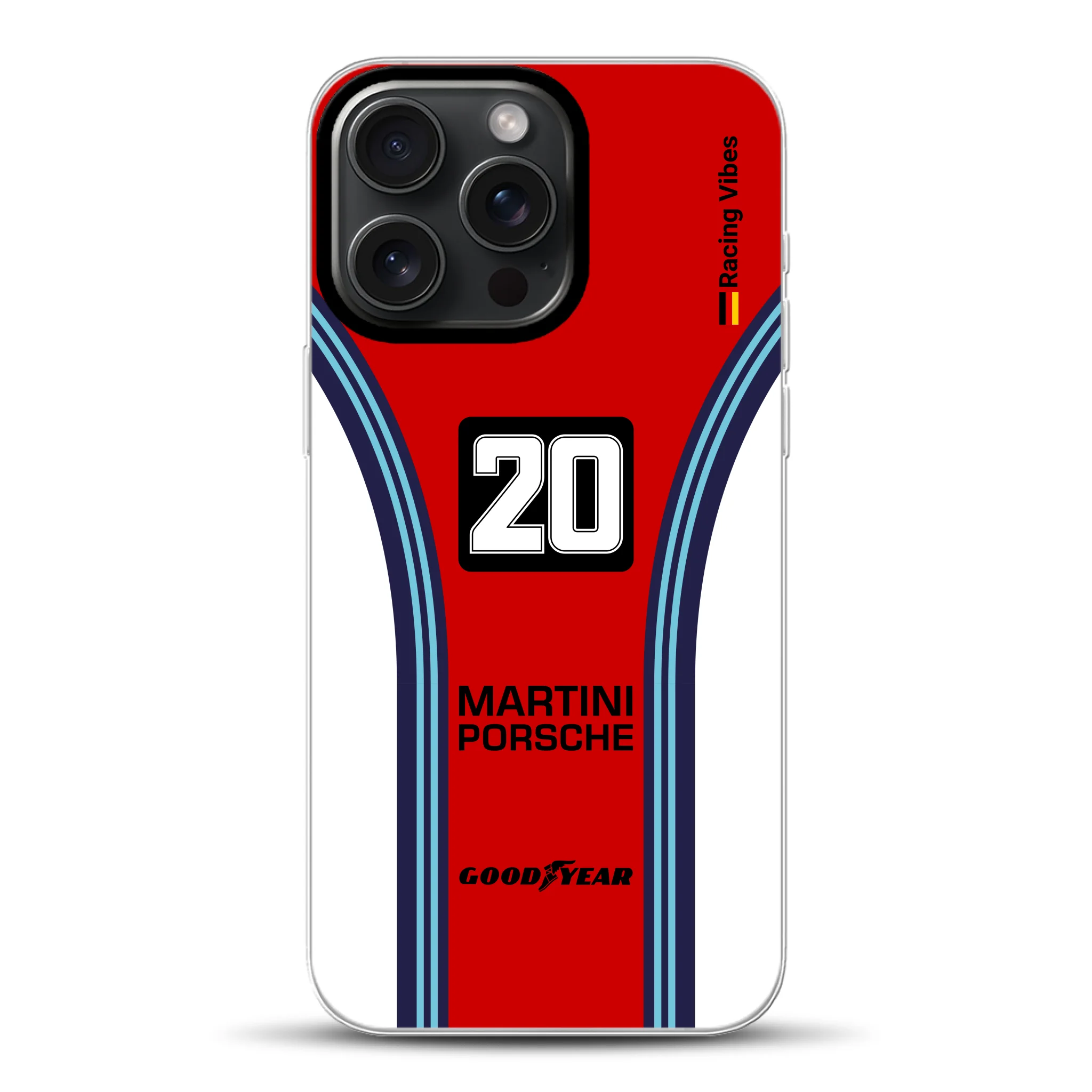 936 24h LM Sieger 1976 Livery - Individuelle Hybrid Hülle mit MagSafe