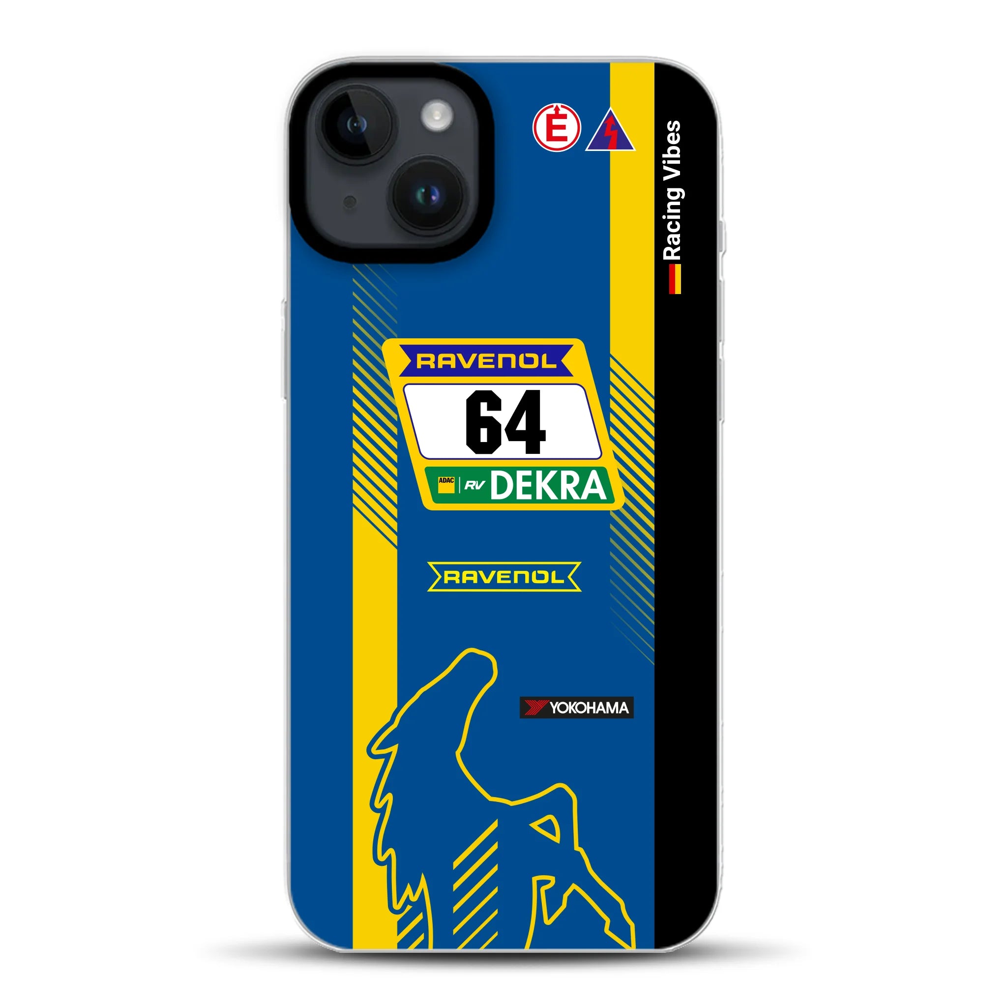 Mustang GT3 DTM & 24h Nürburgring Livery - Cover ibrida personalizzata con MagSafe