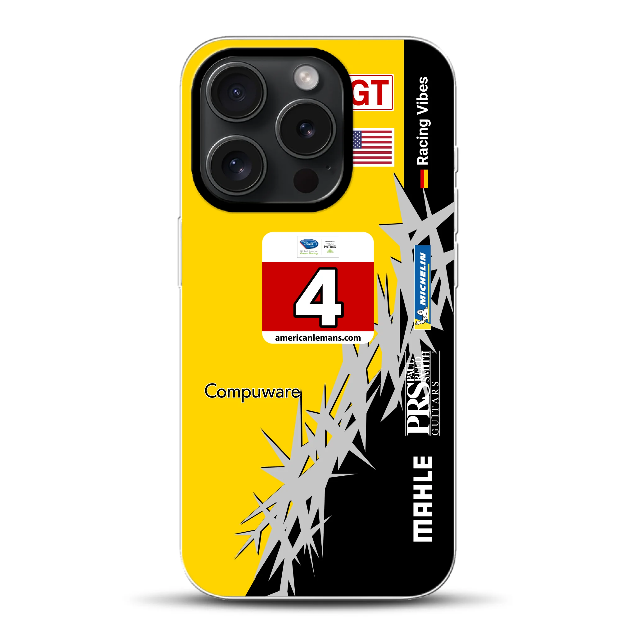 Corvette C6R 2010 ALMS Livery - Individuelle Hybrid Hülle mit MagSafe