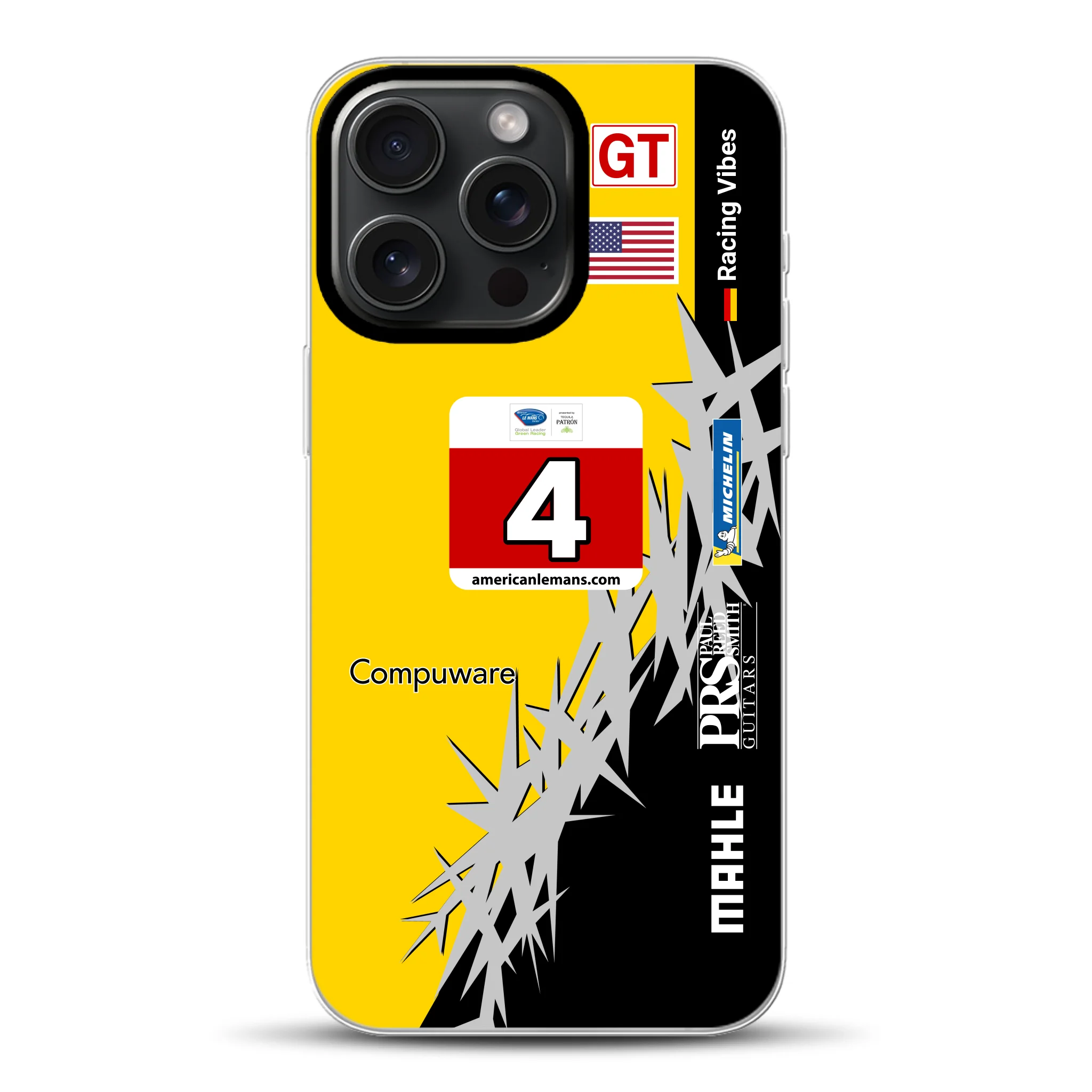 Corvette C6R 2010 ALMS Livery - Individuelle Hybrid Hülle mit MagSafe