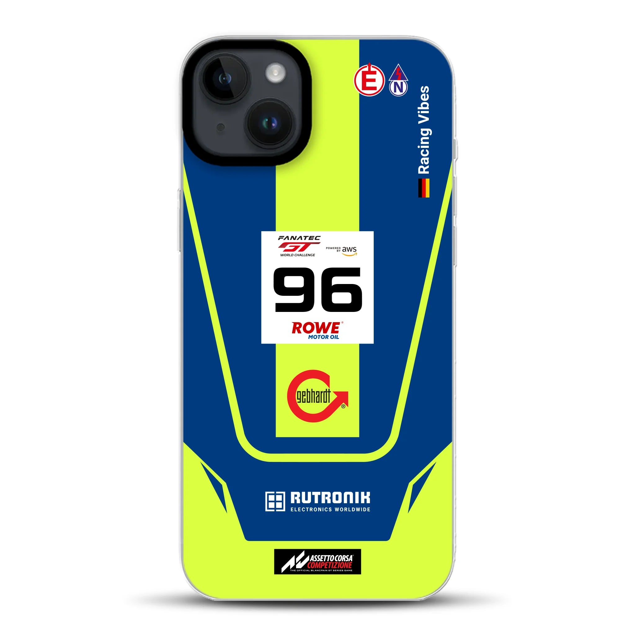Porsche 911 GT3 R GTWC #96 Livery - Individuelle Hybrid Hülle mit MagSafe