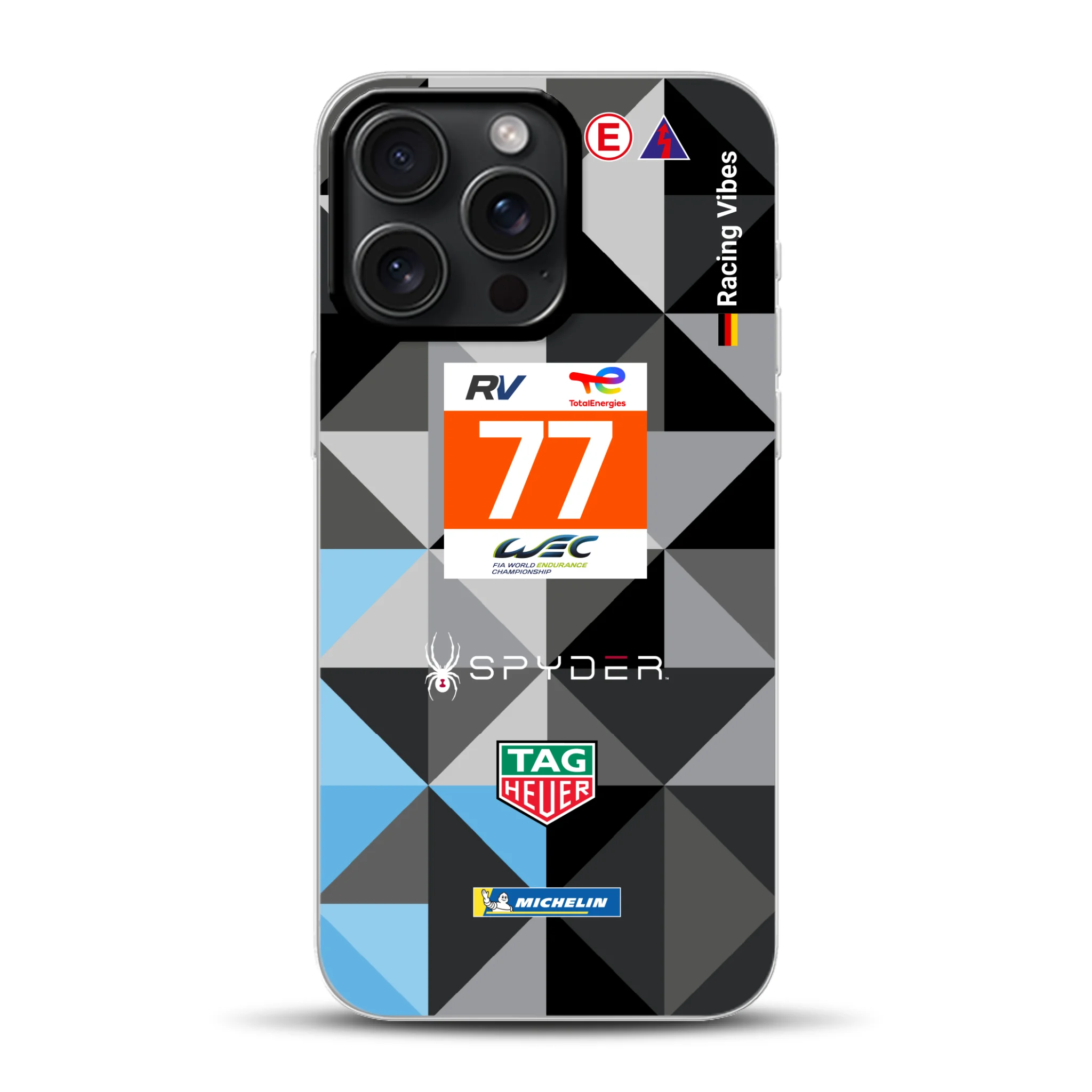 911 RSR Dempsey Proton 24h 2022 Livery - Individuelle Hybrid Hülle mit MagSafe