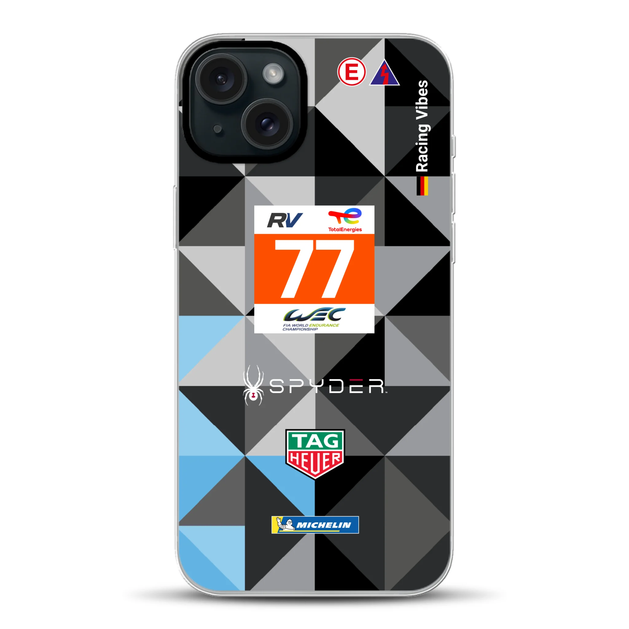 911 RSR Dempsey Proton 24h 2022 Livery - Individuelle Hybrid Hülle mit MagSafe
