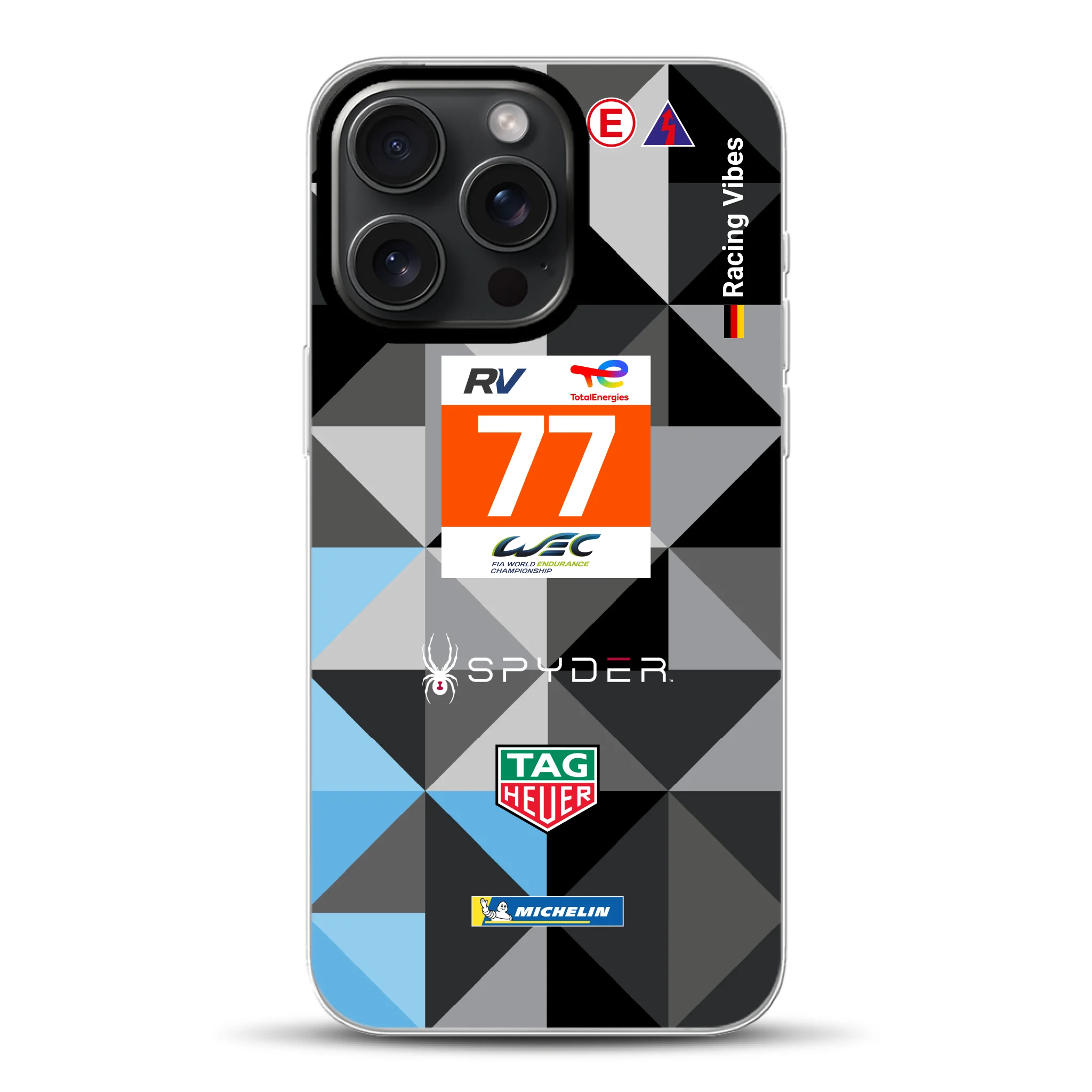 911 RSR Dempsey Proton 24h 2022 Livery - Individuelle Hybrid Hülle mit MagSafe