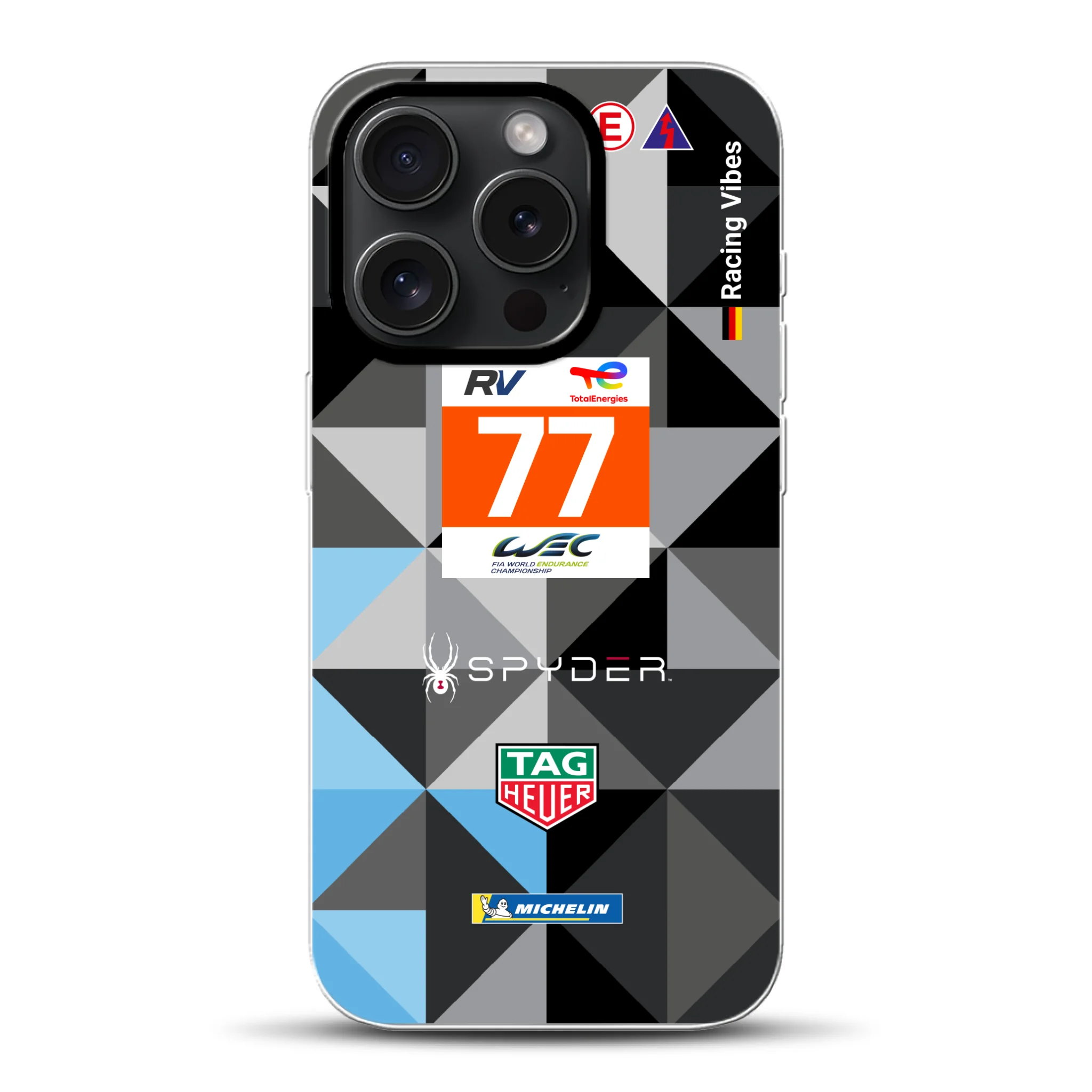 911 RSR Dempsey Proton 24h 2022 Livery - Individuelle Hybrid Hülle mit MagSafe