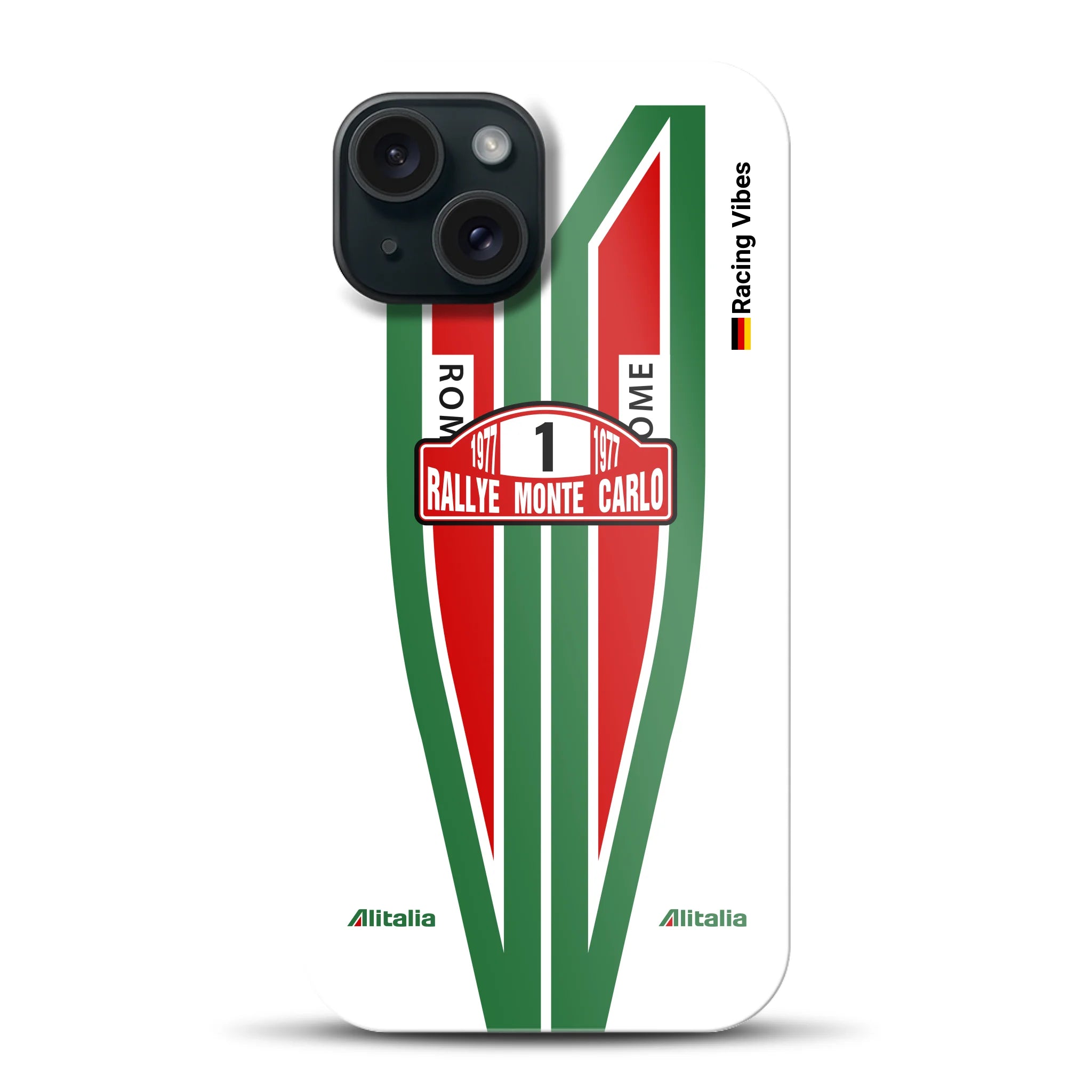 Lancia Stratos Alitalia 1977 Livery - Individuelle Premium Hülle für iPhone