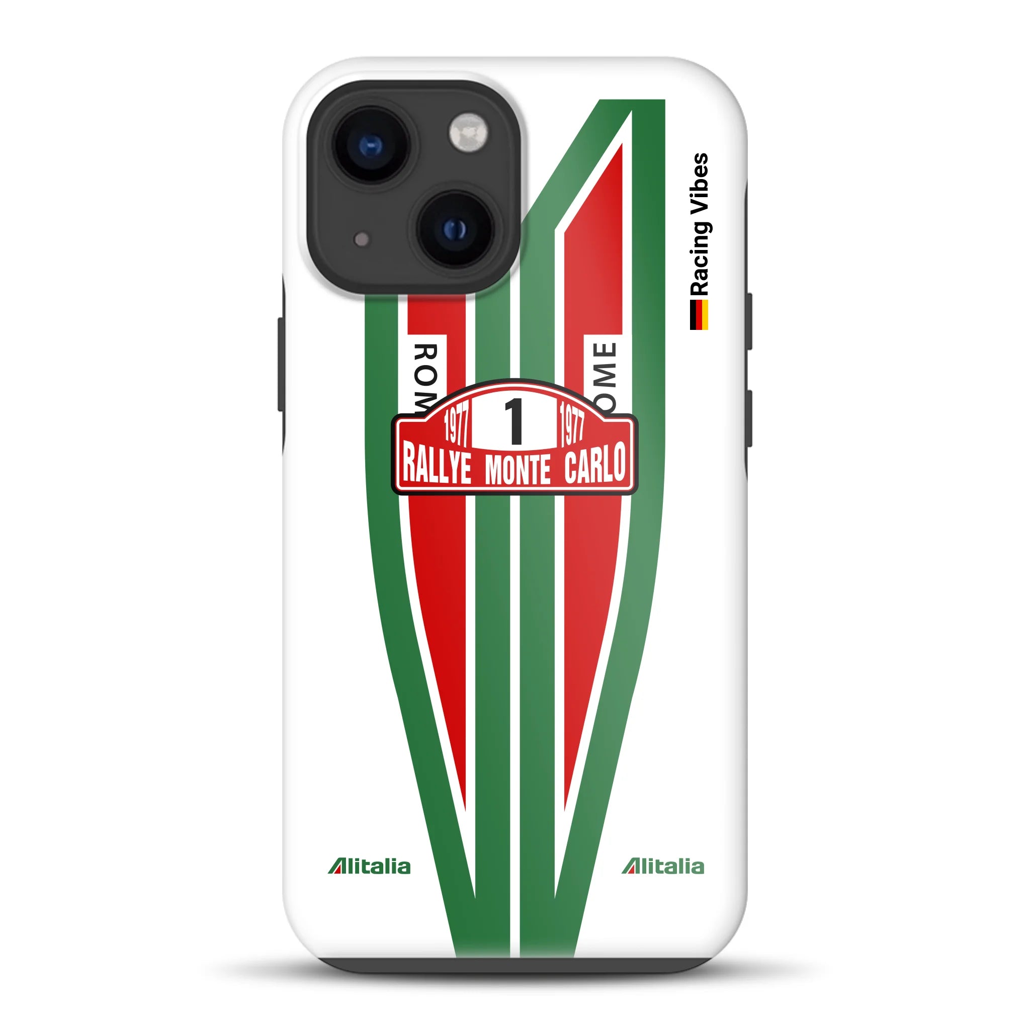 Lancia Stratos Alitalia 1977 Livery - Individuelle Premium Hülle für iPhone