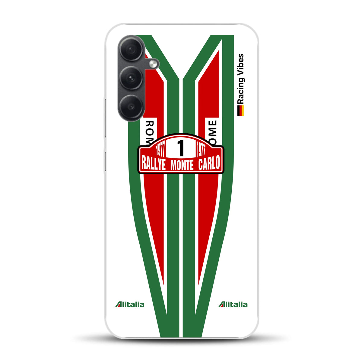 Lancia Stratos Alitalia 1977 Livery - Custodia per cellulare personalizzata per Samsung