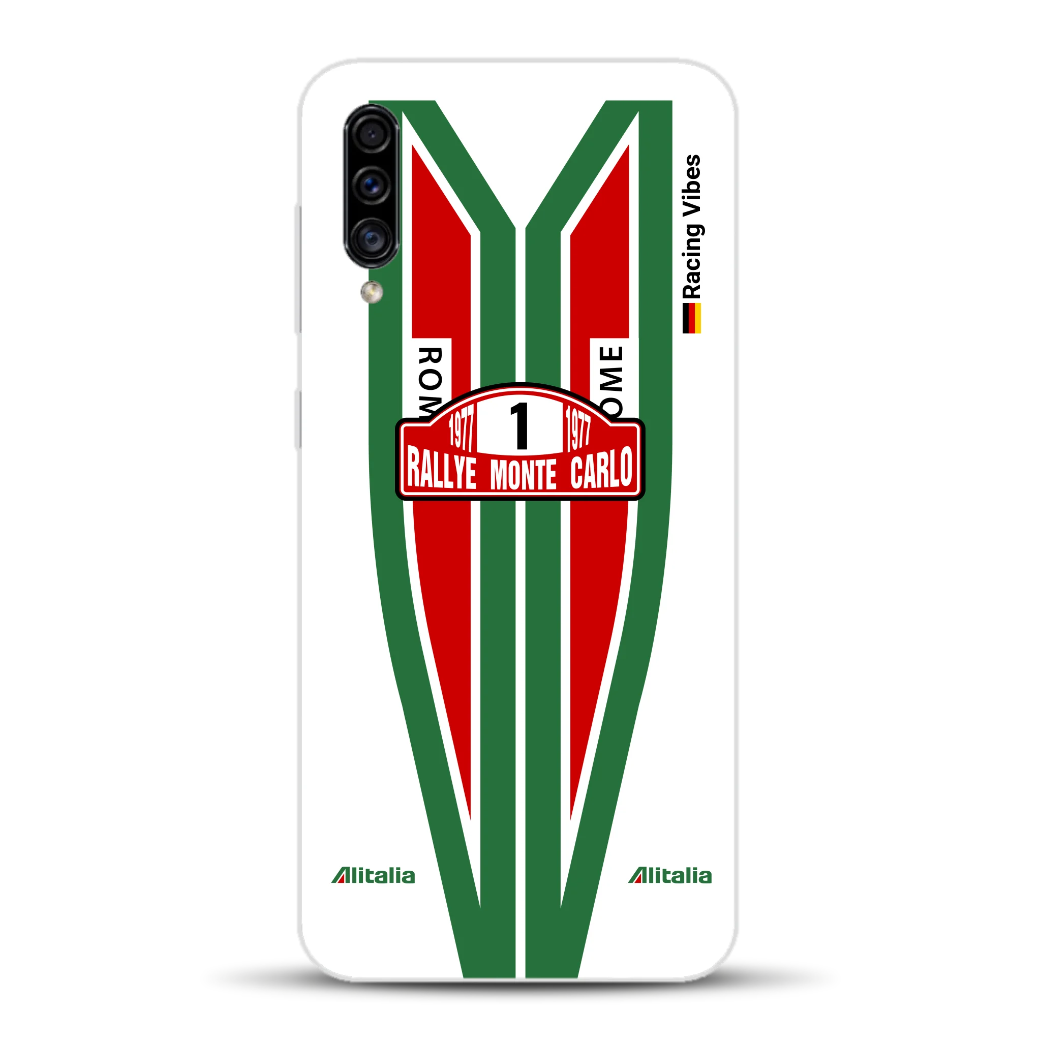 Lancia Stratos Alitalia 1977 Livery - Custodia per cellulare personalizzata per Samsung