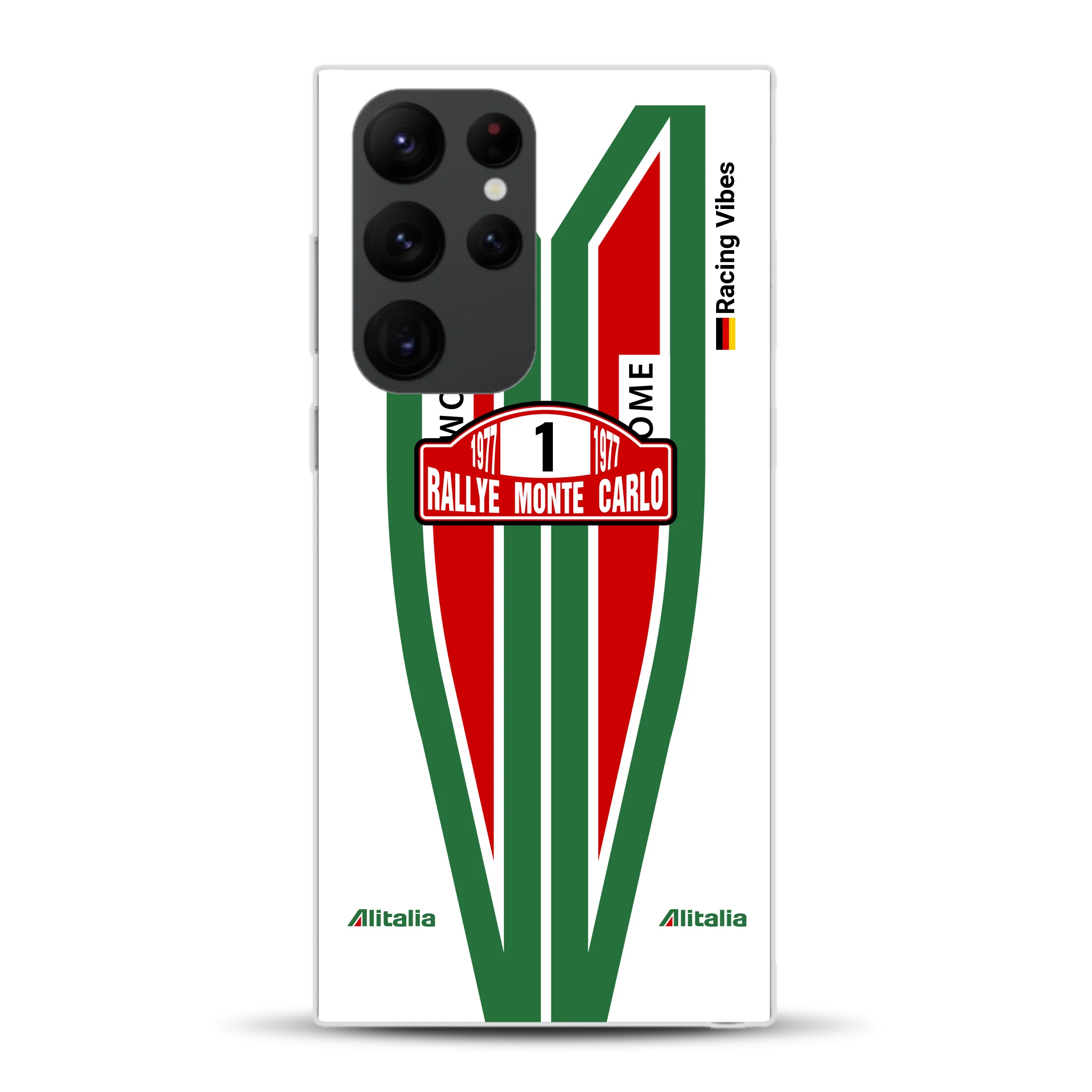Lancia Stratos Alitalia 1977 Livery - Custom phone case for Samsung