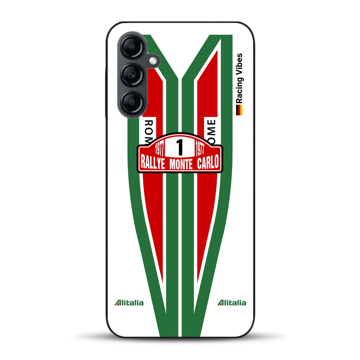 Lancia Stratos Alitalia 1977 Livery - Custodia per cellulare personalizzata per Samsung