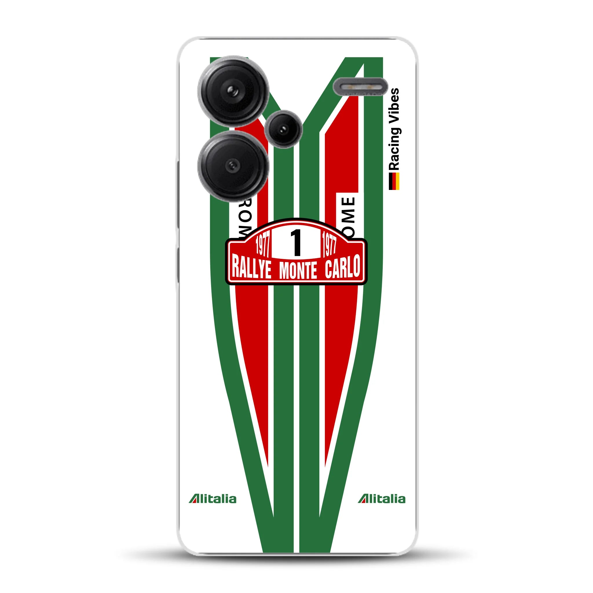 Lancia Stratos Alitalia 1977 Livery - Housse de téléphone portable personnalisée pour Xiaomi