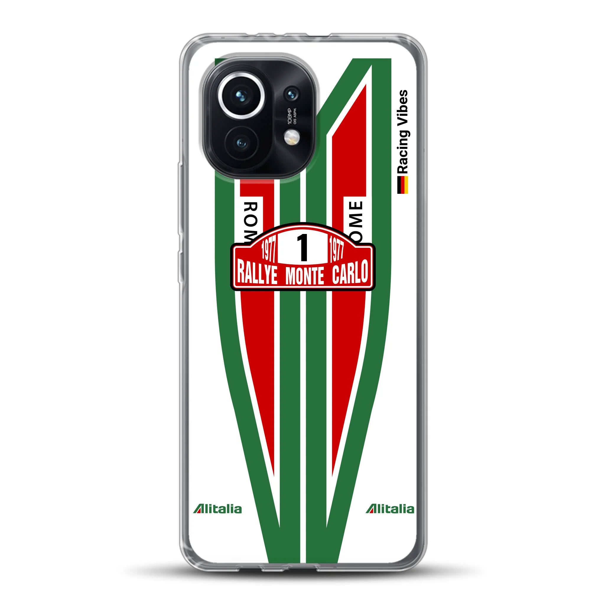 Lancia Stratos Alitalia 1977 Livery - Housse de téléphone portable personnalisée pour Xiaomi