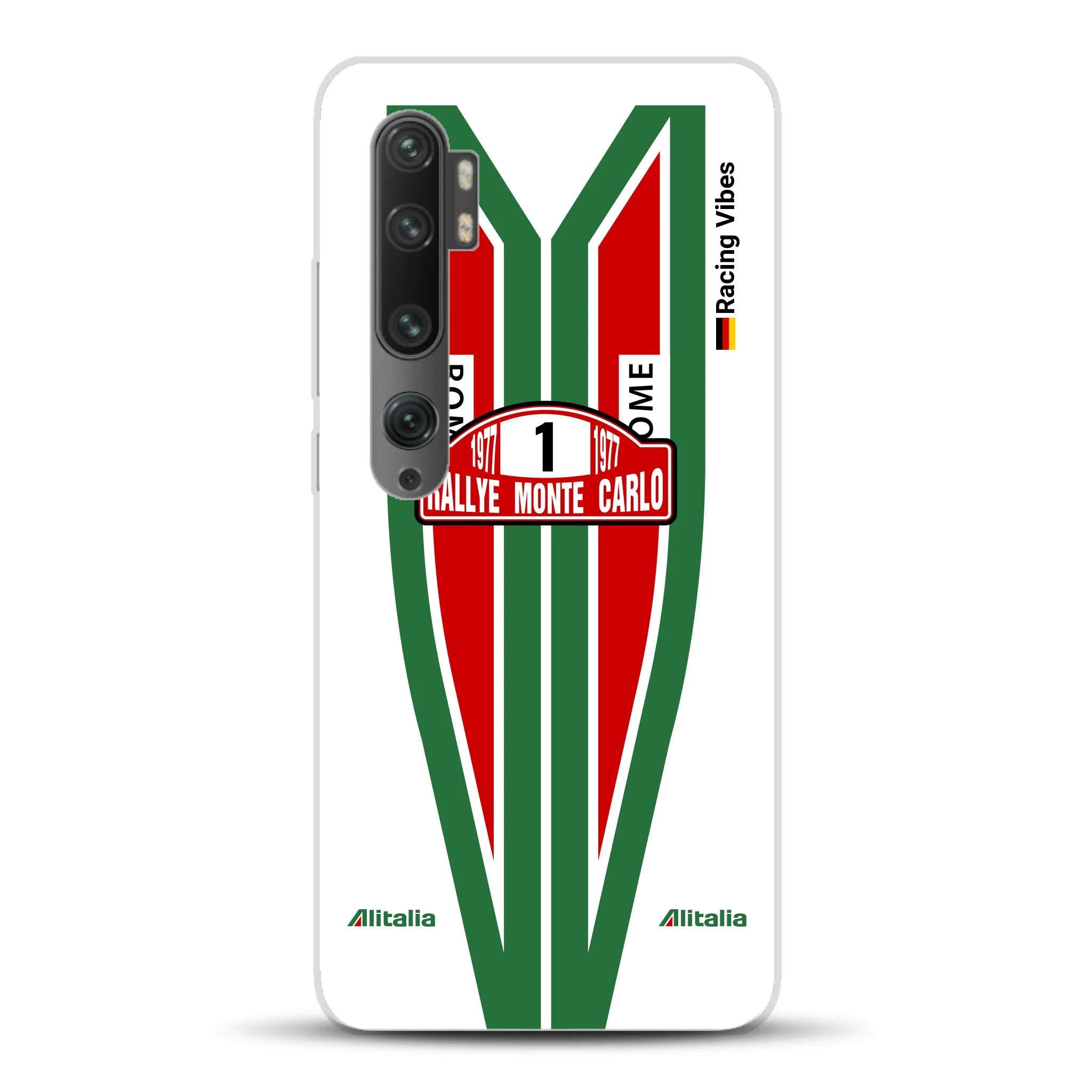 Lancia Stratos Alitalia 1977 Livery - Housse de téléphone portable personnalisée pour Xiaomi
