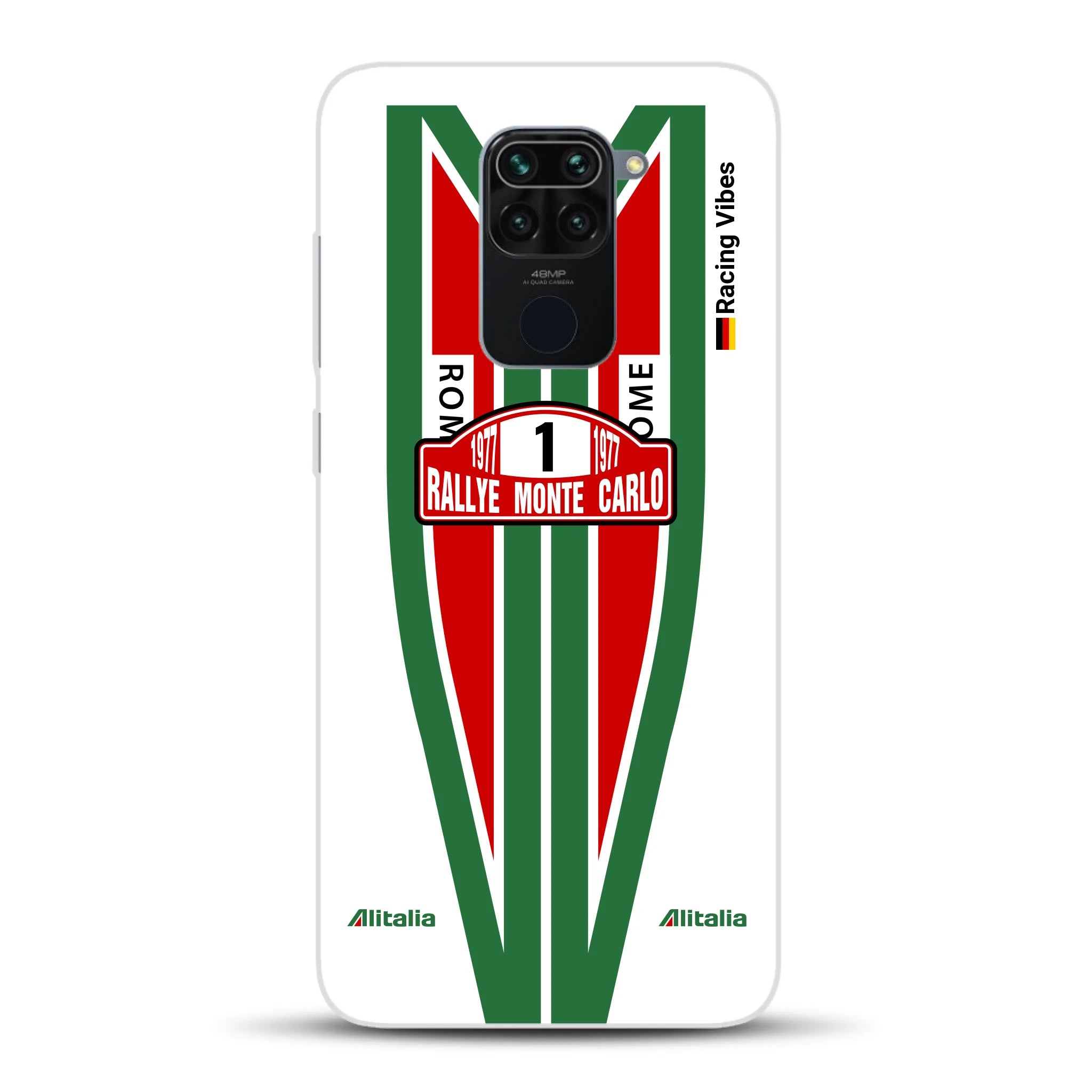 Lancia Stratos Alitalia 1977 Livery - Housse de téléphone portable personnalisée pour Xiaomi