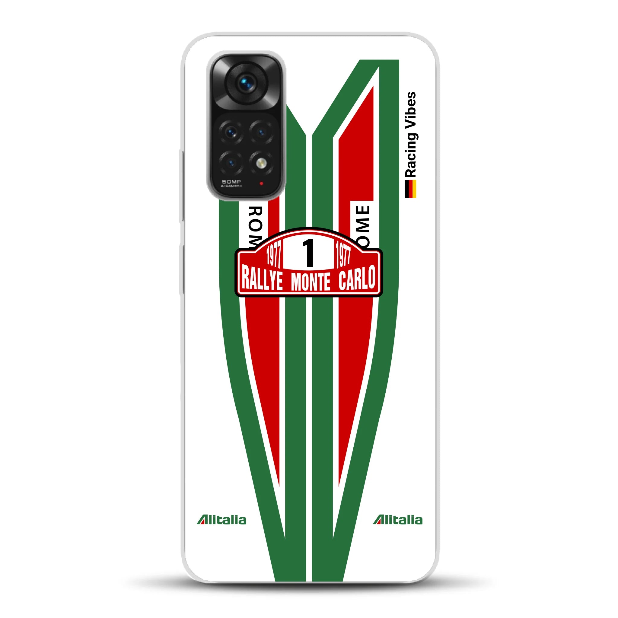 Lancia Stratos Alitalia 1977 Livery - Custodia per cellulare personalizzata per Xiaomi