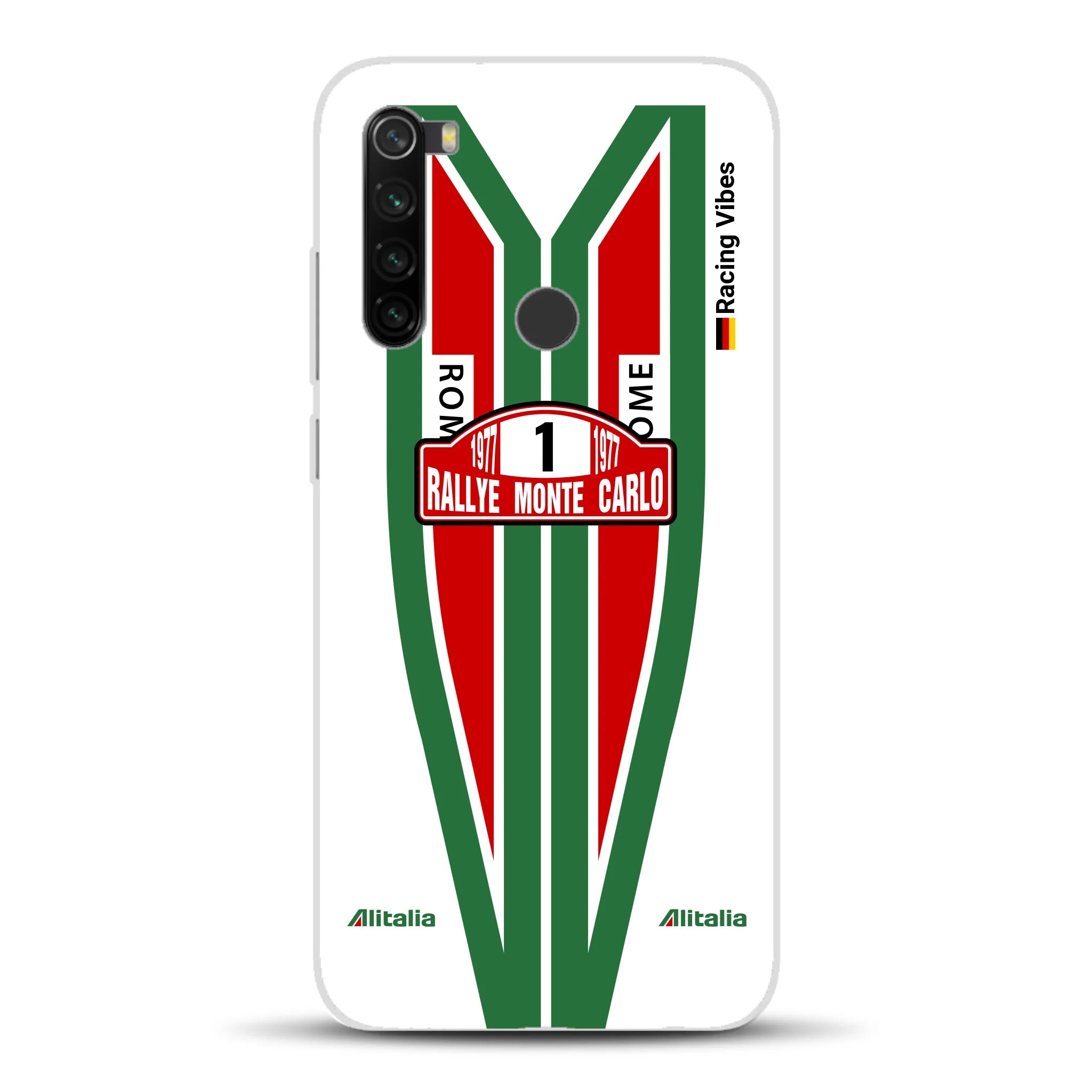 Lancia Stratos Alitalia 1977 Livery - Housse de téléphone portable personnalisée pour Xiaomi