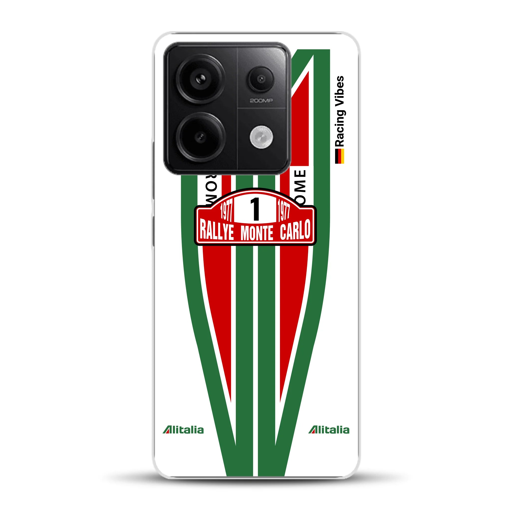 Lancia Stratos Alitalia 1977 Livery - Housse de téléphone portable personnalisée pour Xiaomi