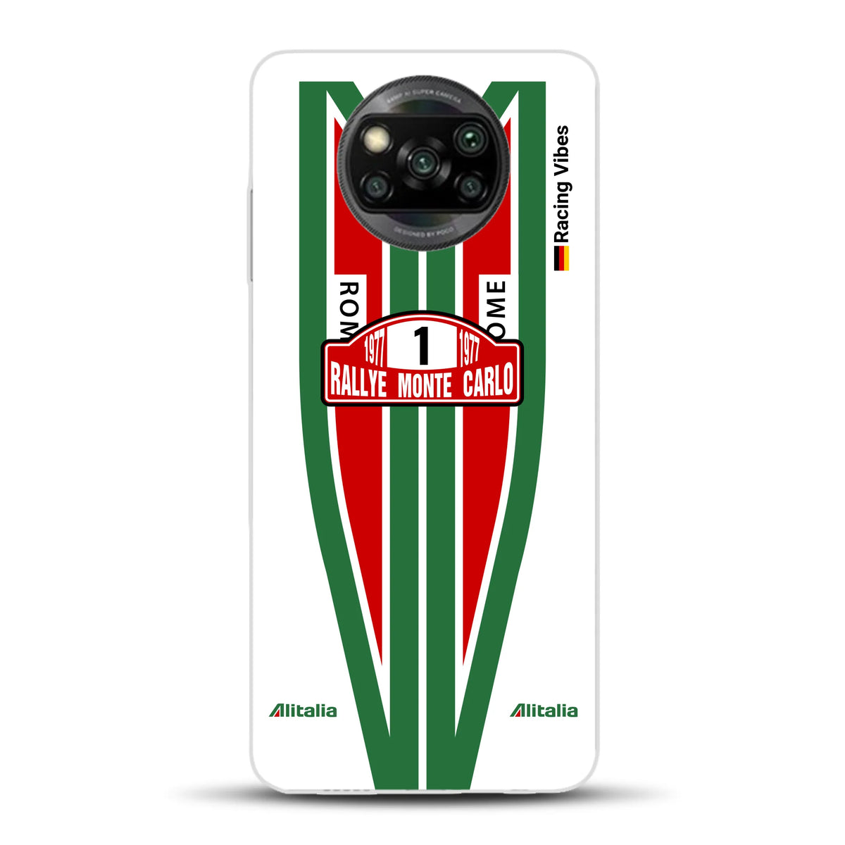 Lancia Stratos Alitalia 1977 Livery - Custom phone case for Xiaomi