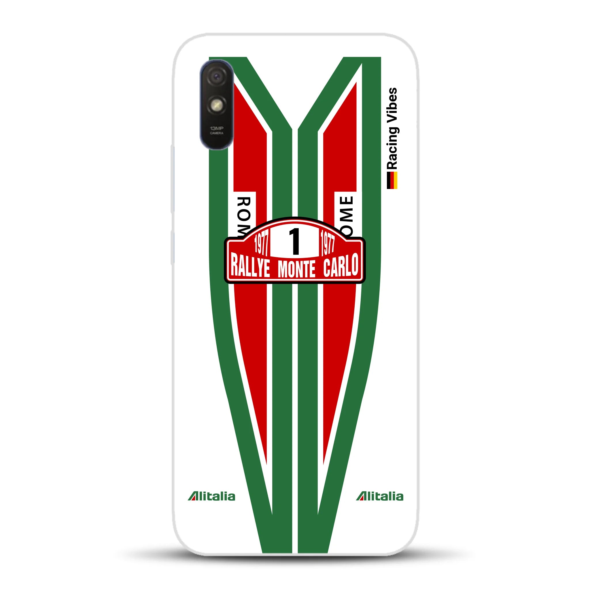 Lancia Stratos Alitalia 1977 Livery - Housse de téléphone portable personnalisée pour Xiaomi