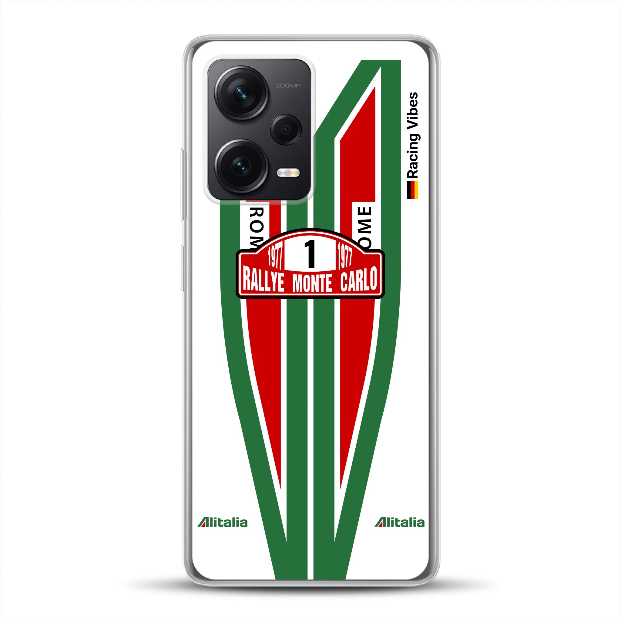 Lancia Stratos Alitalia 1977 Livery - Housse de téléphone portable personnalisée pour Xiaomi