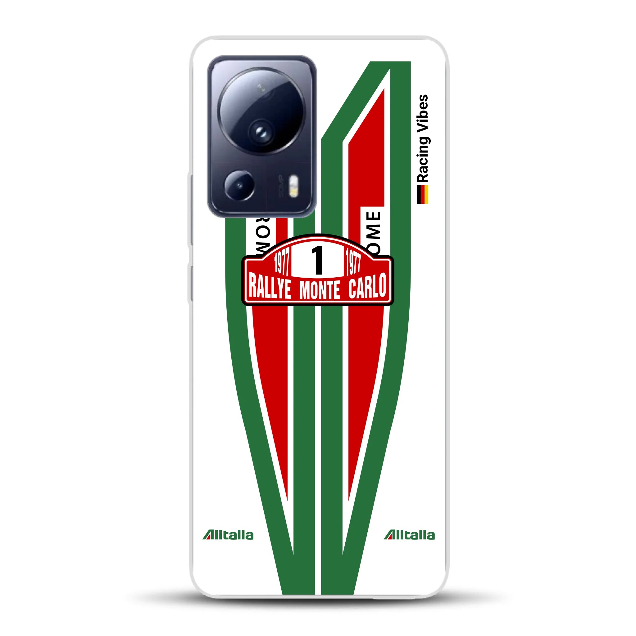 Lancia Stratos Alitalia 1977 Livery - Housse de téléphone portable personnalisée pour Xiaomi