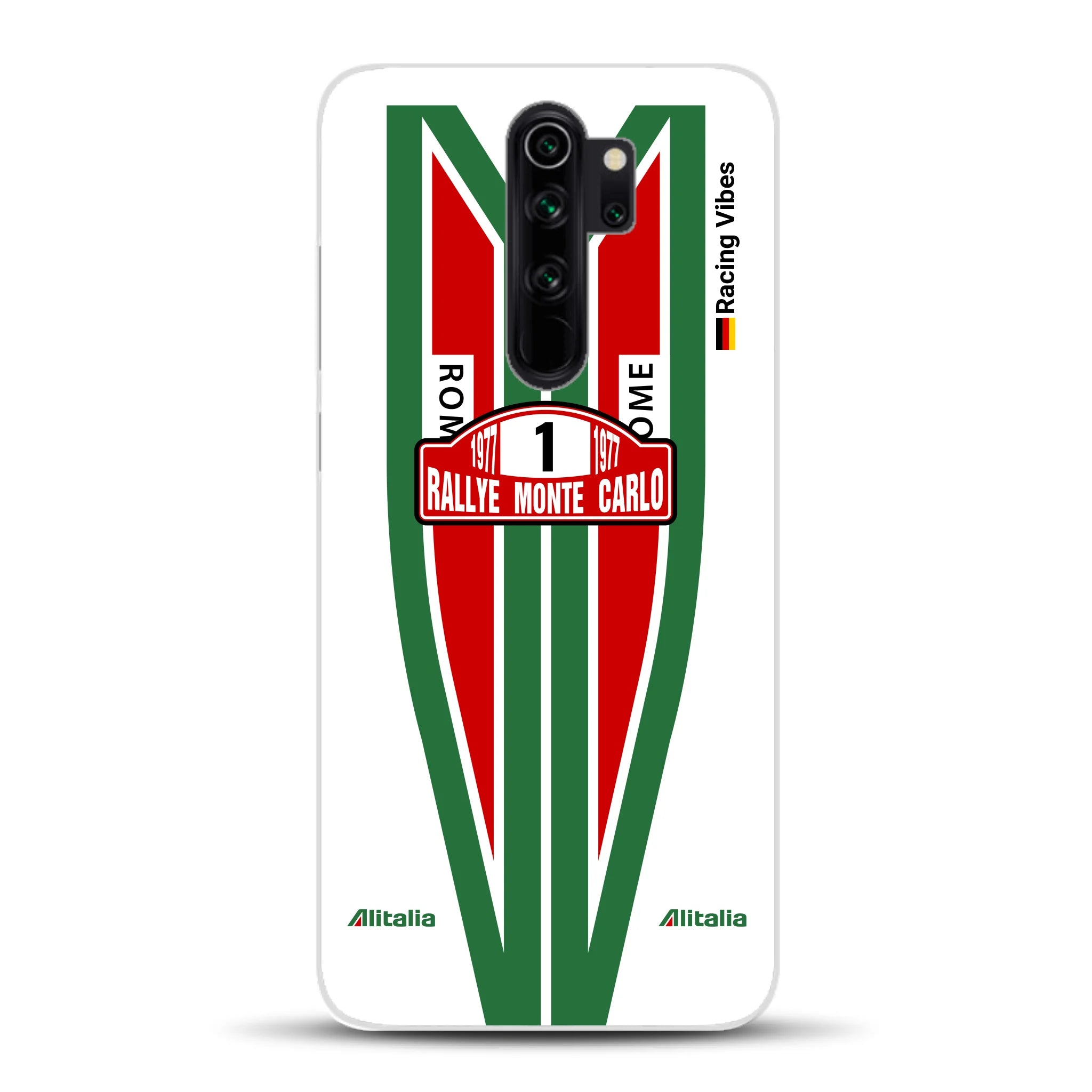 Lancia Stratos Alitalia 1977 Livery - Housse de téléphone portable personnalisée pour Xiaomi