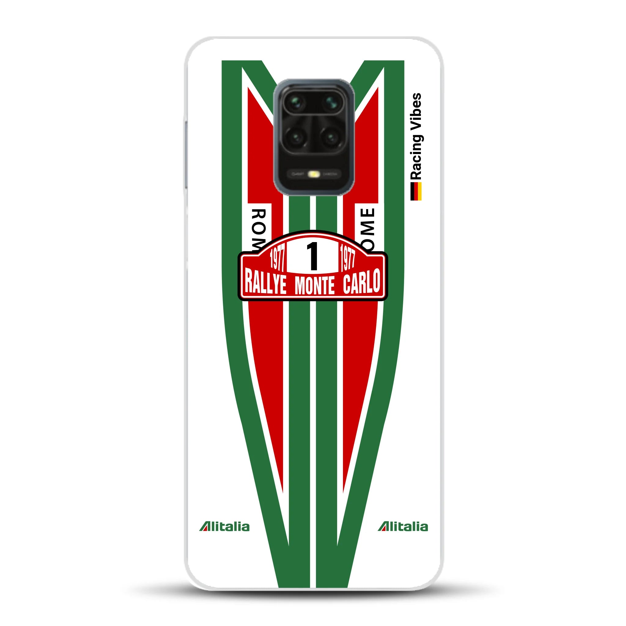 Lancia Stratos Alitalia 1977 Livery - Housse de téléphone portable personnalisée pour Xiaomi
